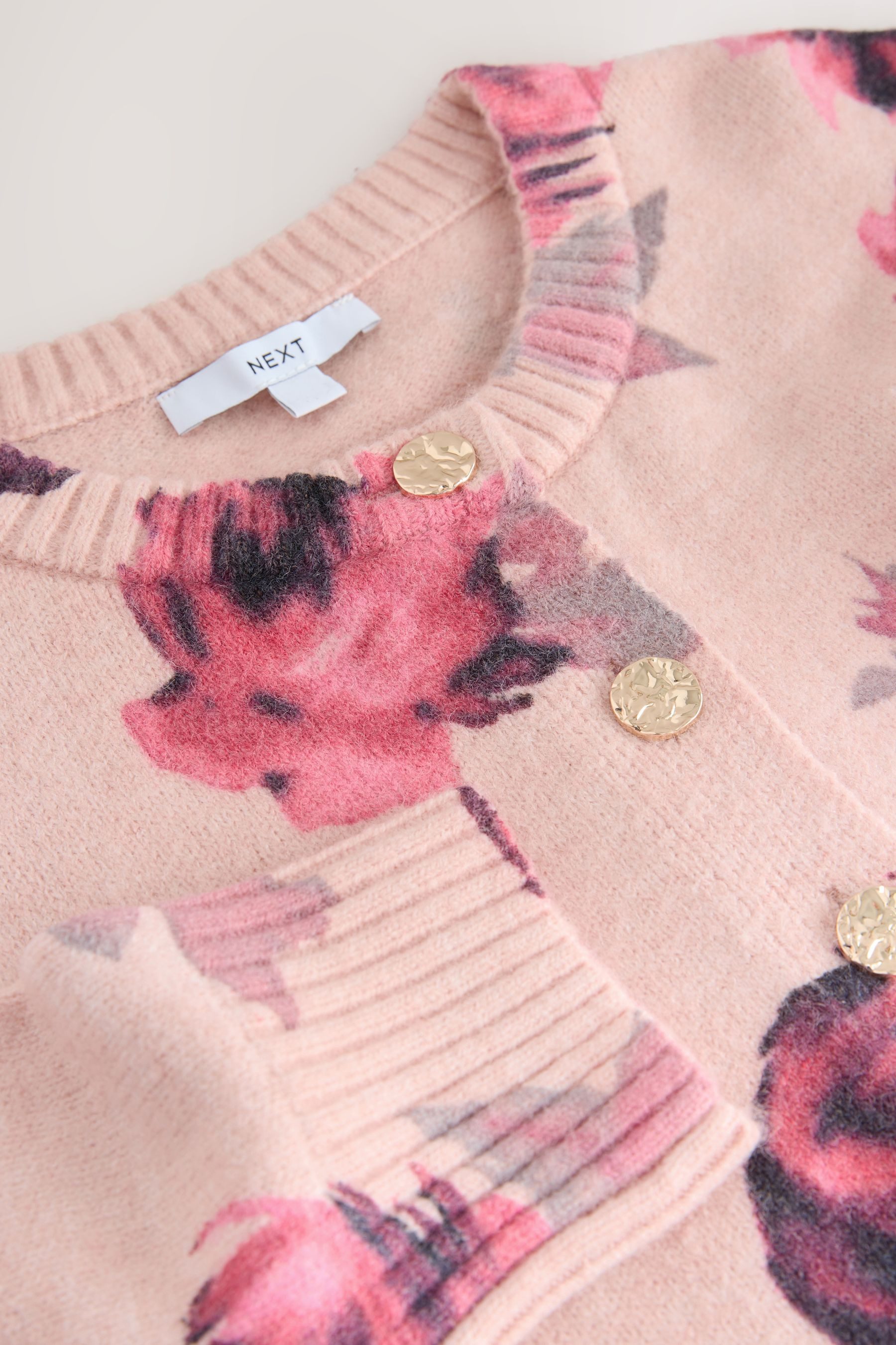 Next Strickjacke Strickjacke mit Rundhalsausschnitt (1-tlg) günstig online kaufen