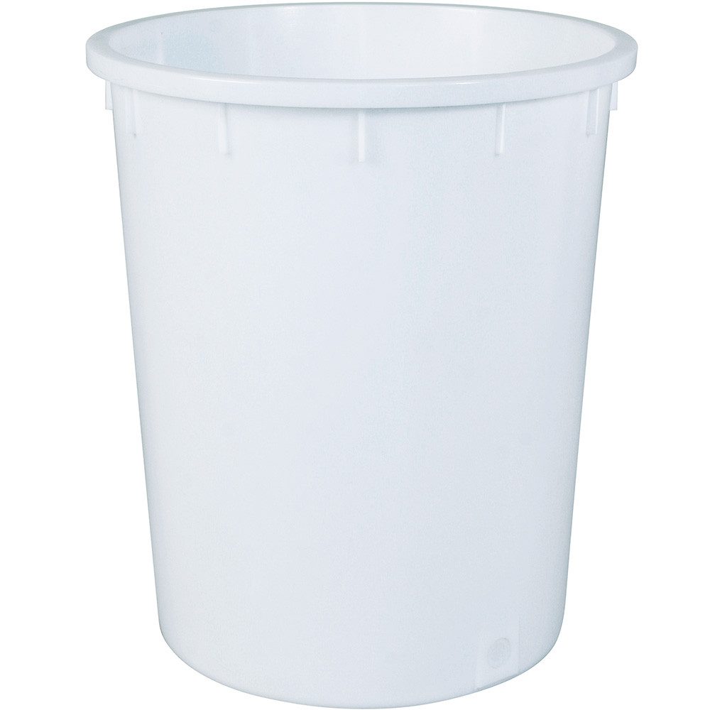 BRB-Lagertechnik Regentonne Rundtonne, 150 Liter, Ø oben/unten 615/490 mm, Höhe 705 mm, Hygienisch, stabil, stapelbar, vielseitig