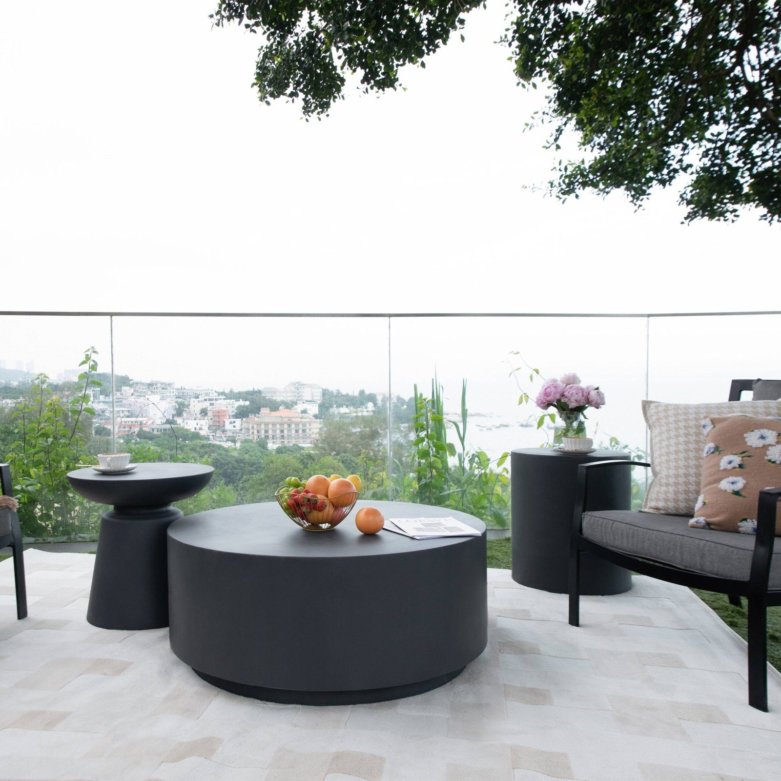 ELEMENTI Couchtisch ROME Betontisch rund, Gartentisch, günstig online kaufen