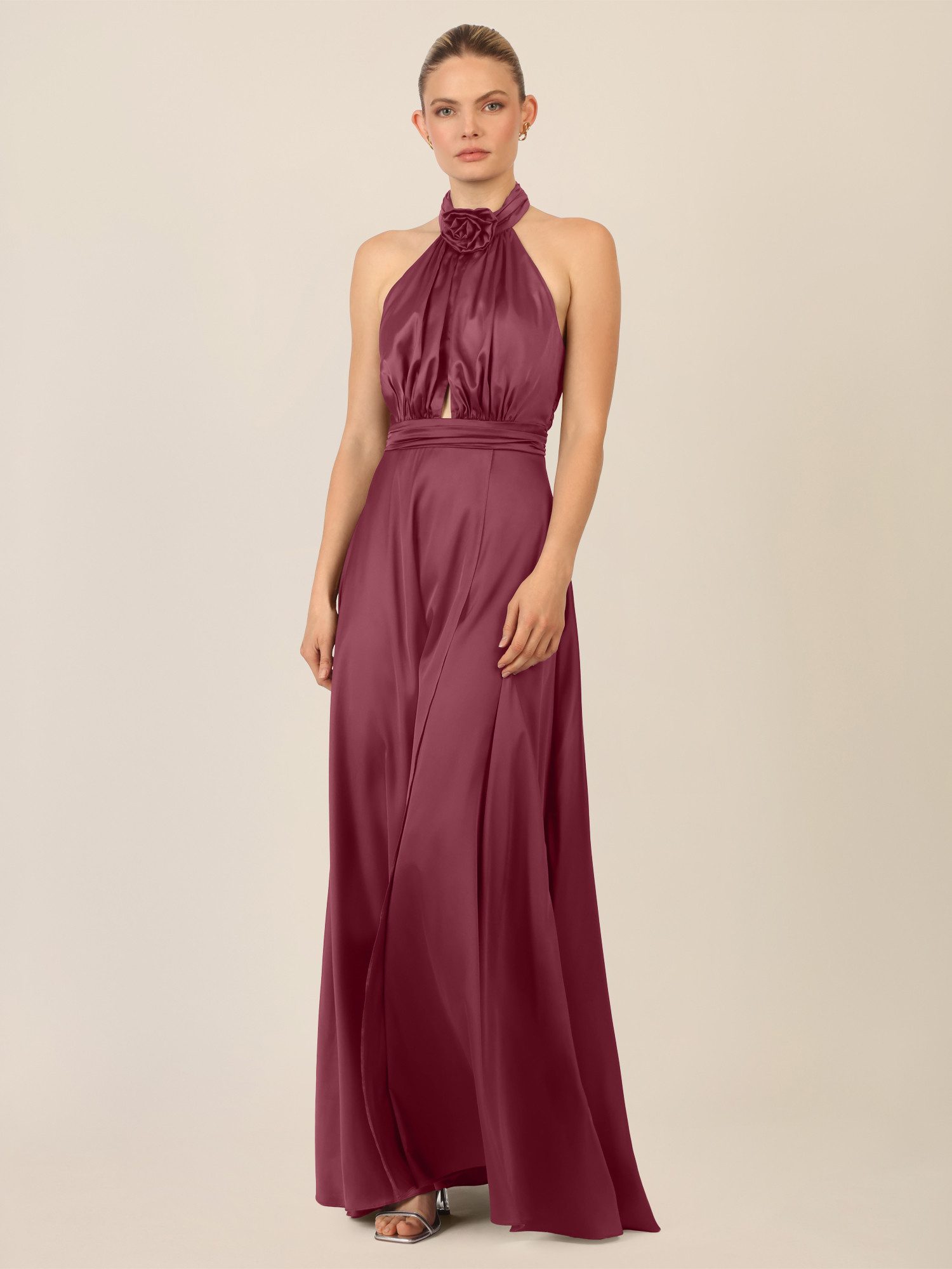 Apart Abendkleid mit Neckholder und Drapierung günstig online kaufen