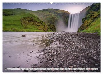 CALVENDO Wandkalender Island - Augenblicke 2023 (Premium, hochwertiger DIN A2 Wandkalender 2023, Kunstdruck in Hochglanz)