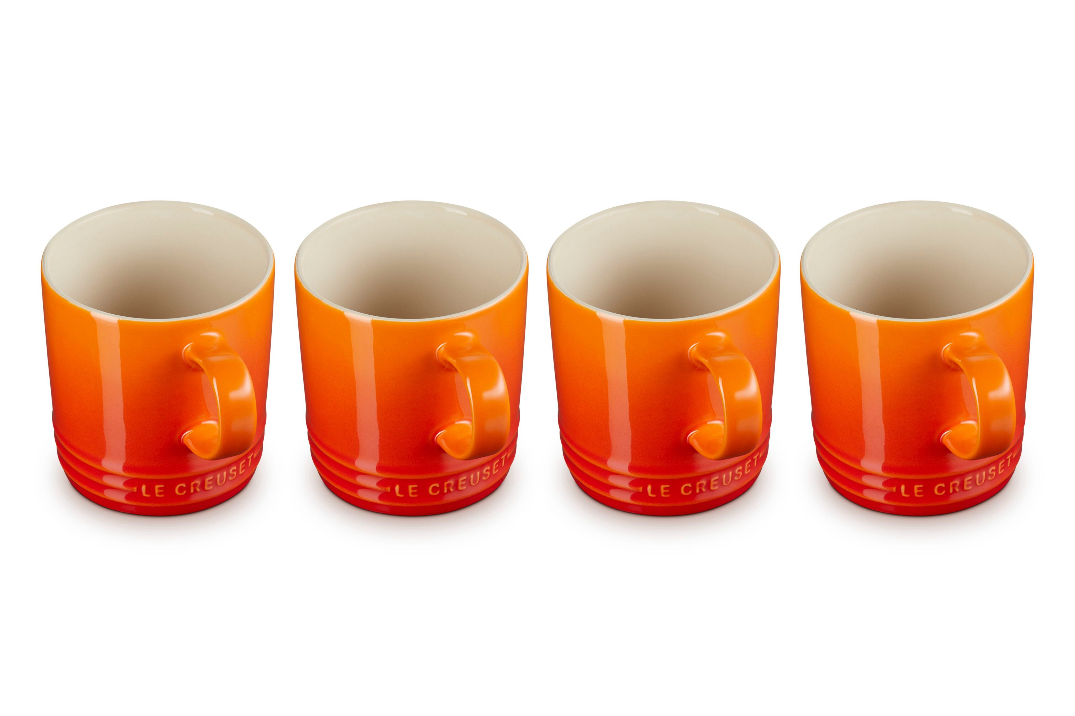 LE CREUSET Tasse Becher-Set, Ofenrot 79113350900000