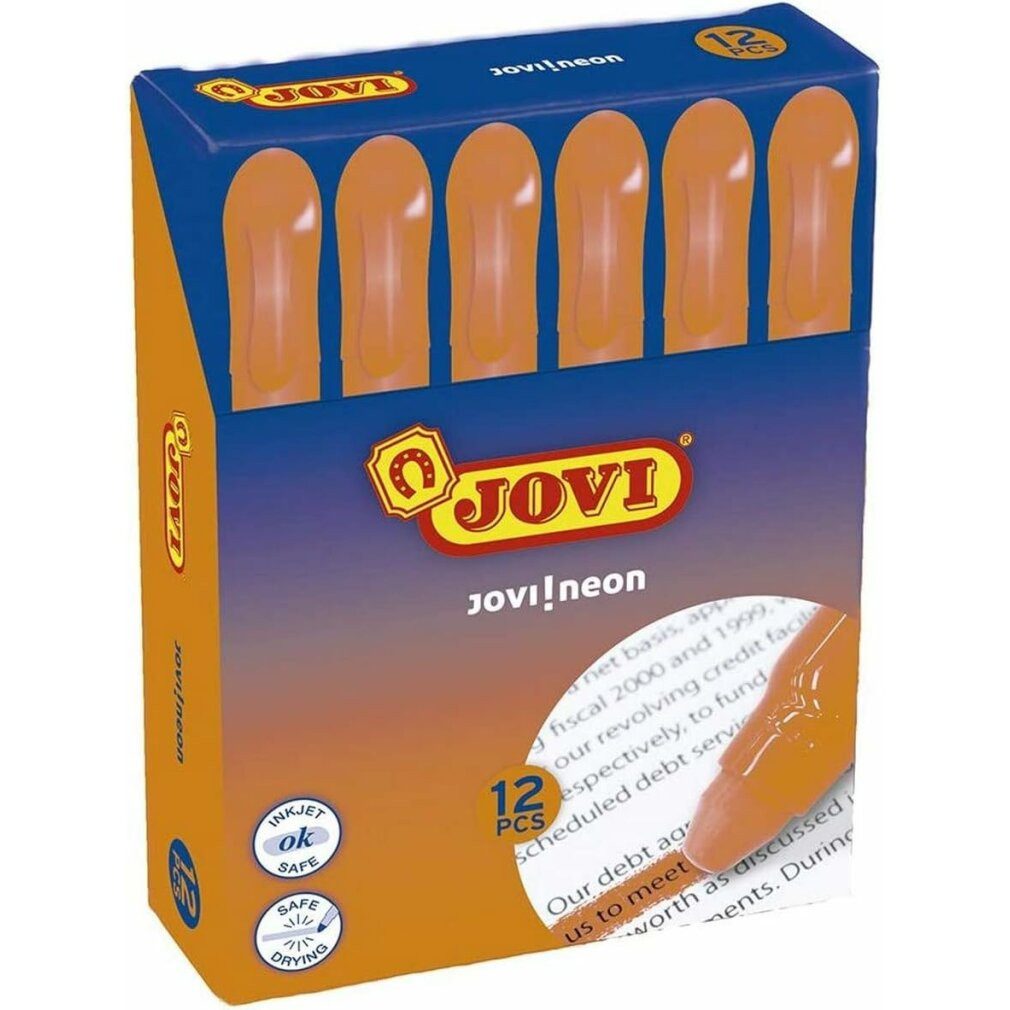 Jovi Bleistift Textmarker !neon Orange (12 Stück)