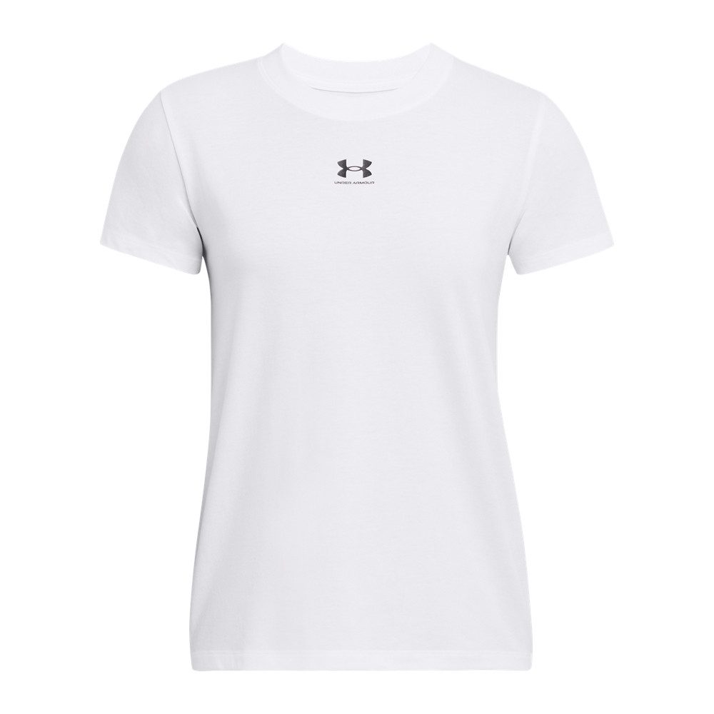 Under Armour® T-Shirt UA RIVAL CORE SS mit Rundhalsausschnitt, Kurzarm-Design, schnelltrocknend – Bild 4 von 5