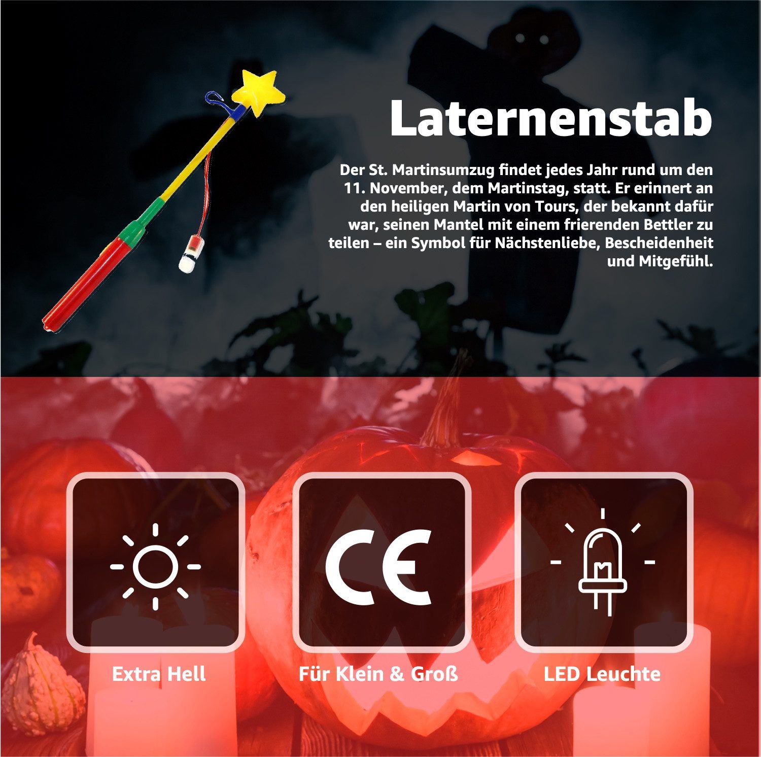 TK Gruppe Umzugslaterne 1x Elektrische Laterne für AA Batterien - Laternens günstig online kaufen