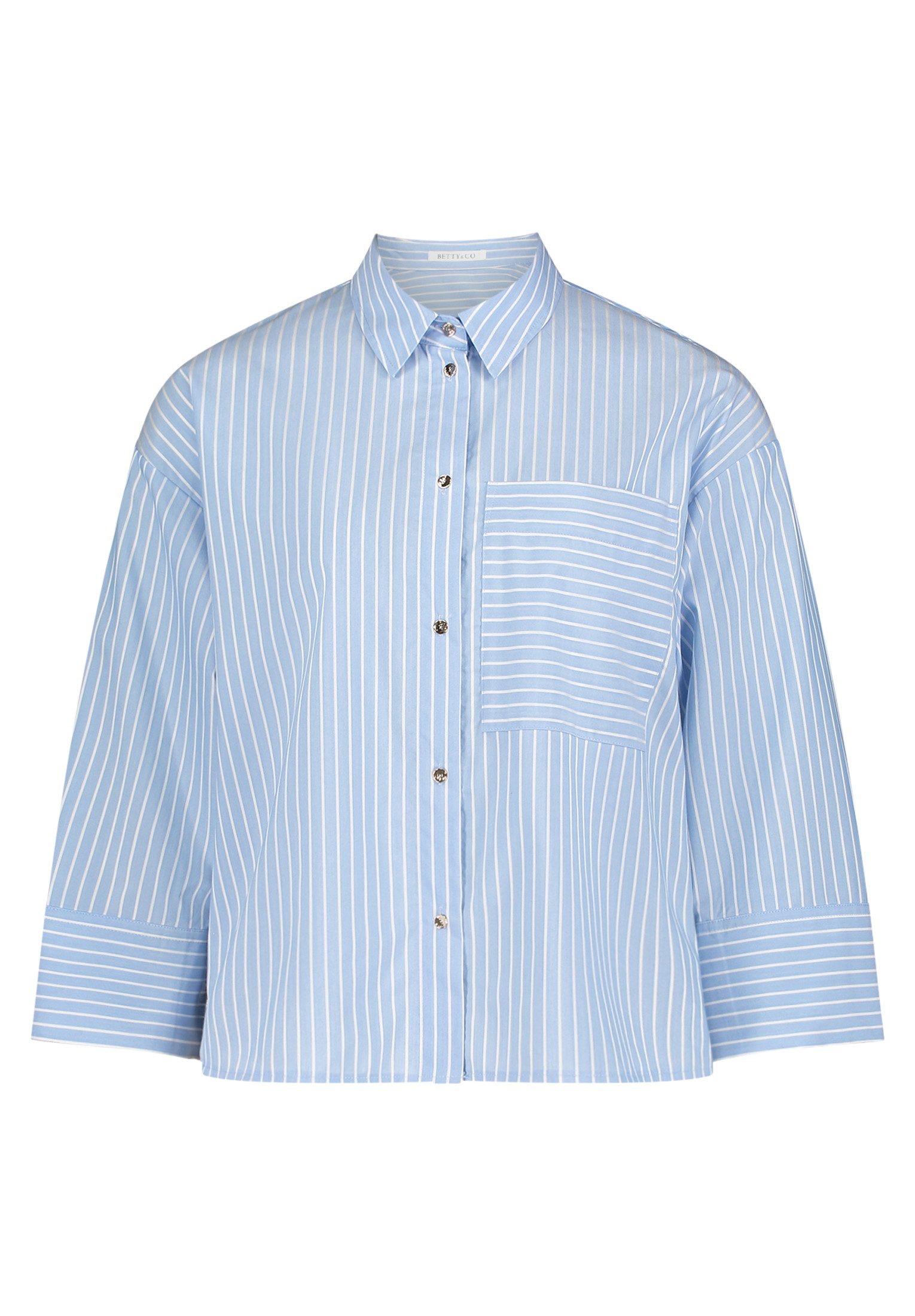 Betty&Co Kurzarmbluse Hemdbluse