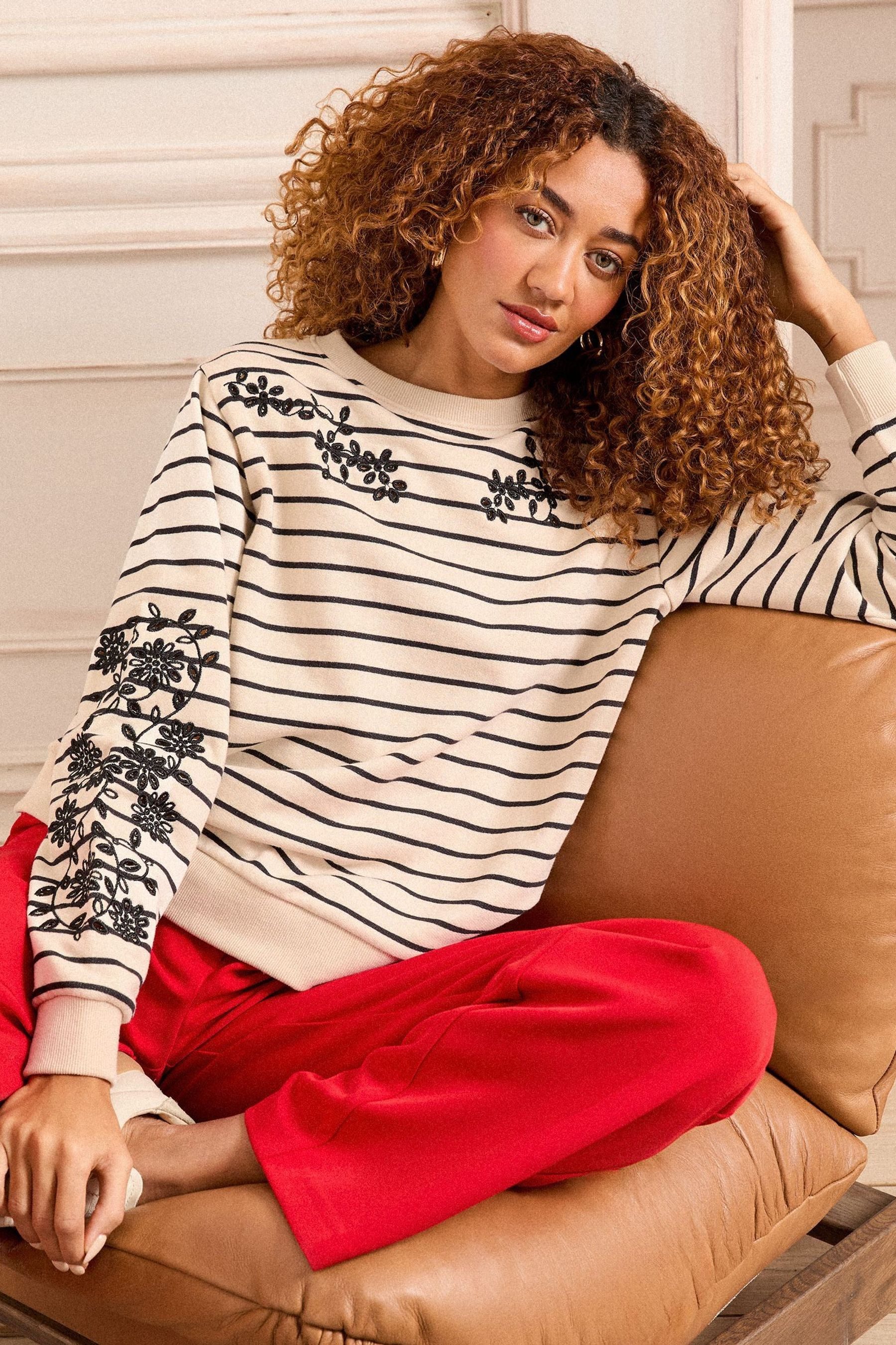 Love & Roses Sweater Love & Roses Sweatshirt aus Jersey, Regular (1-tlg)