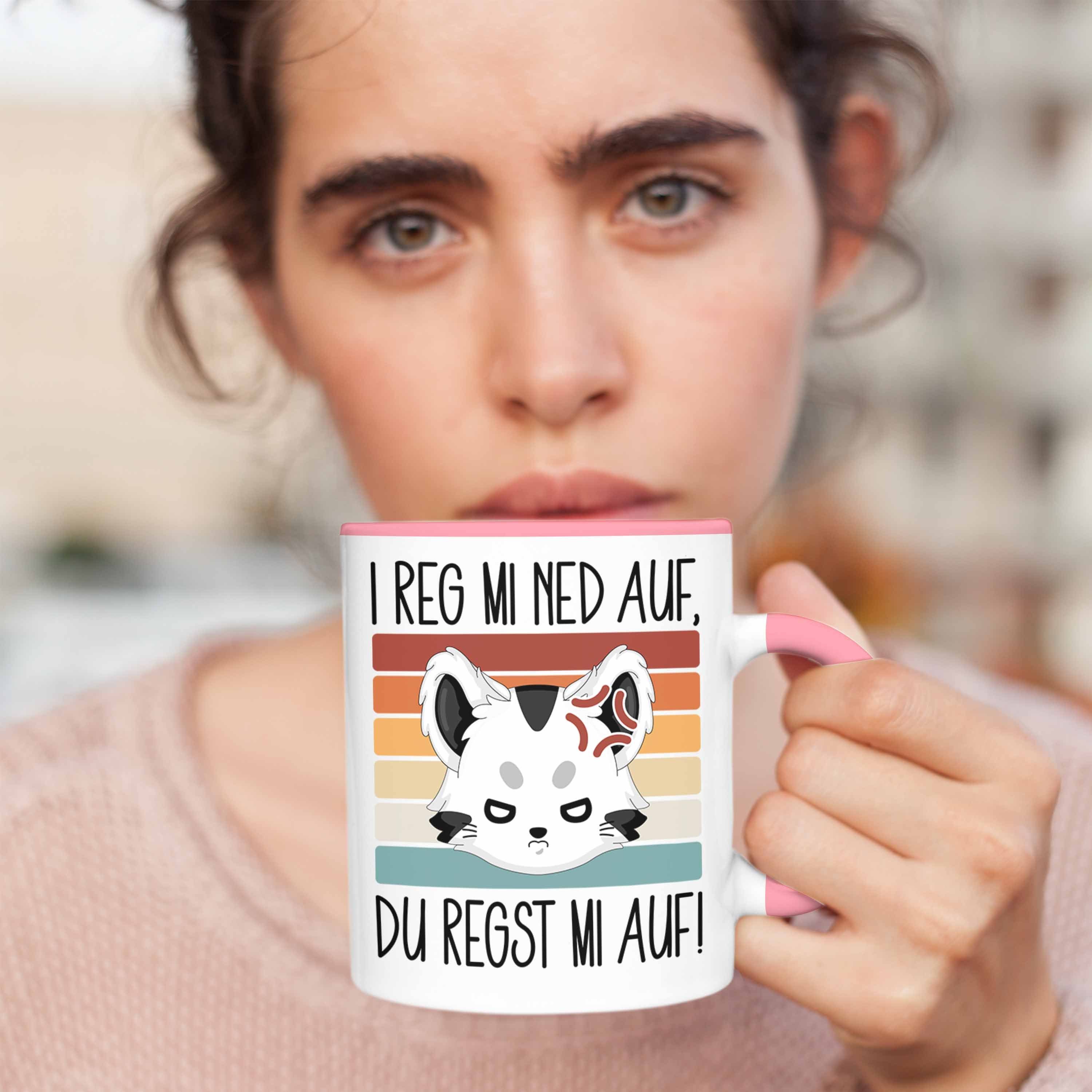 Kaffee-Becher Mi Du Tasse Reg Regst I Ned Mi Auf Trendation Rosa Katzen Auf Geschenkid Tasse