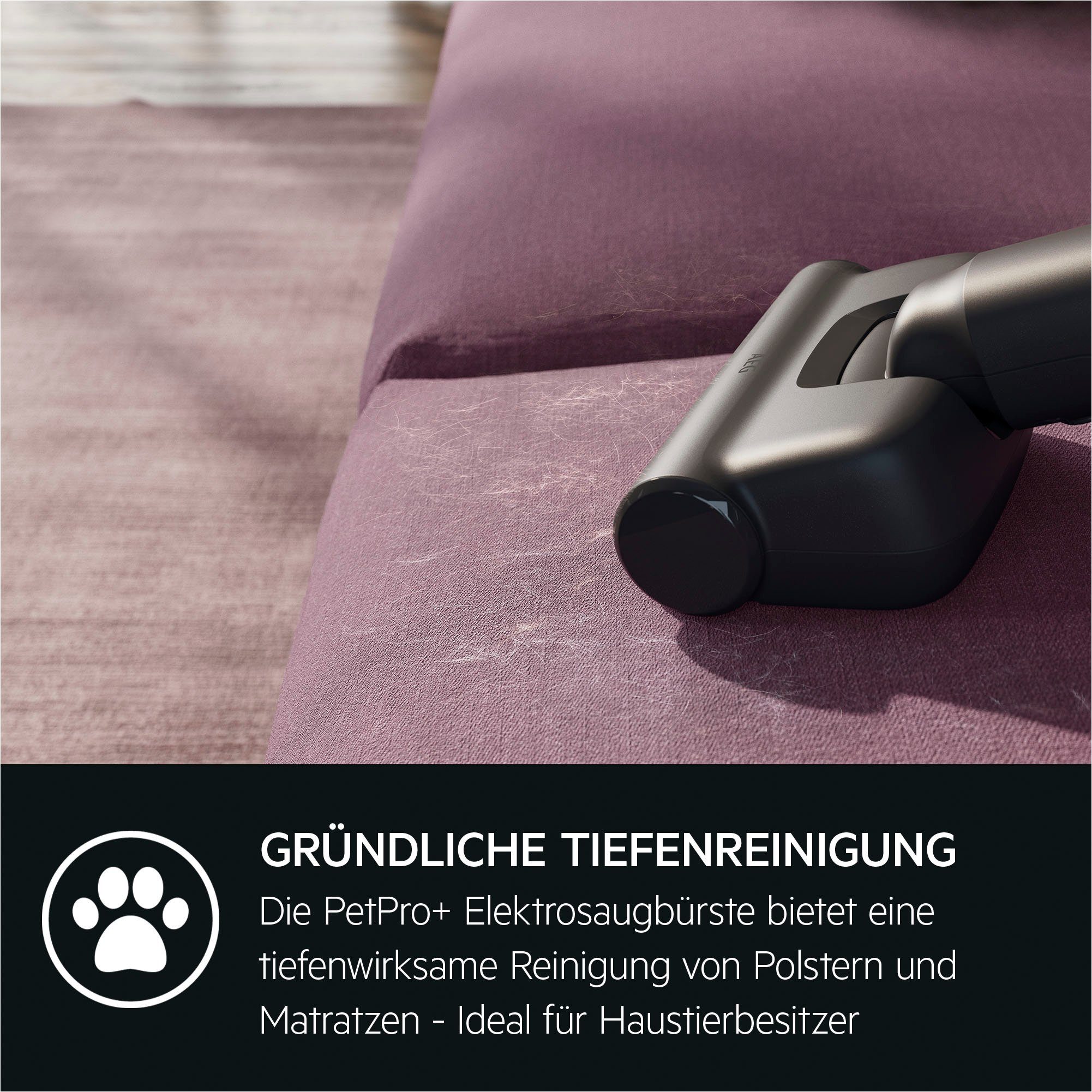 AEG Akku-Hand-und 50 % 60 bis 7000 ULTIMATE kg, 2,2 leicht beutellos, Min. zu Stielstaubsauger extrem Laufzeit (AP71A142XN), Recyclingmaterial