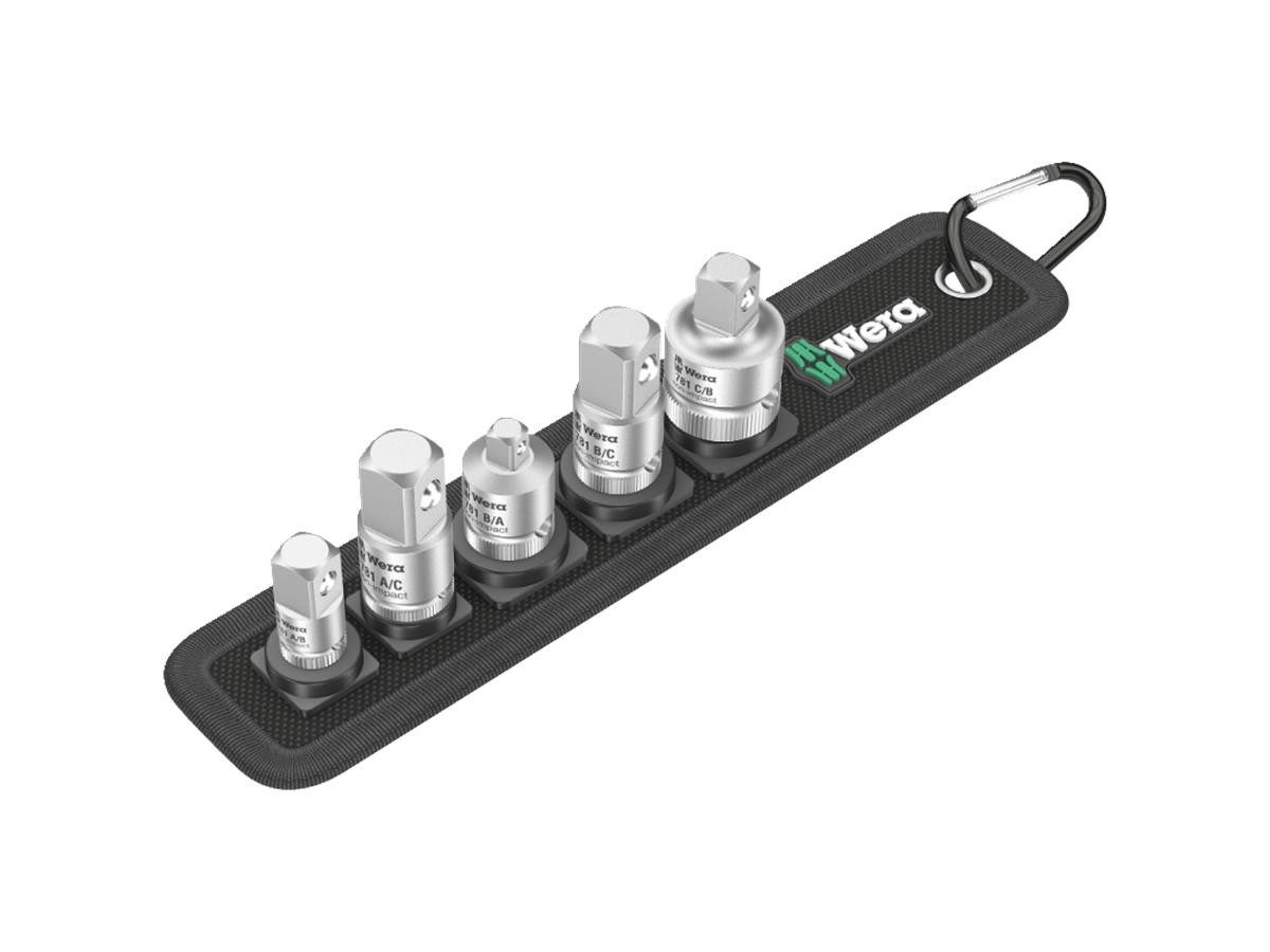 Wera Stecknüsse 781/5 Set 1, 6-teilig, hohe Belastbarkeit