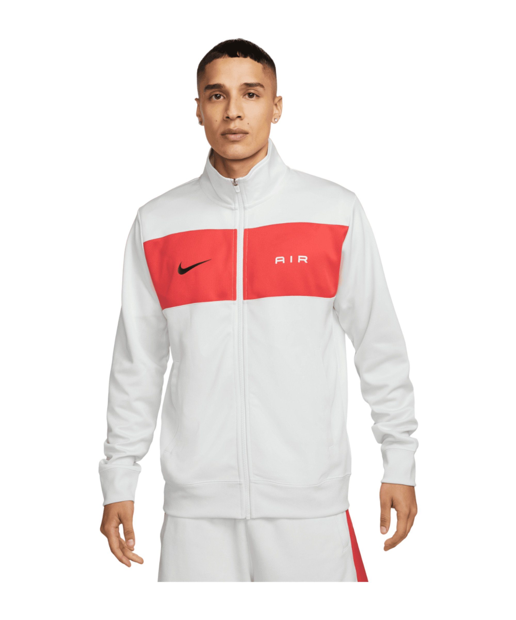 Nike Sportswear Sweatjacke Air Jacke weissrot | Jacken