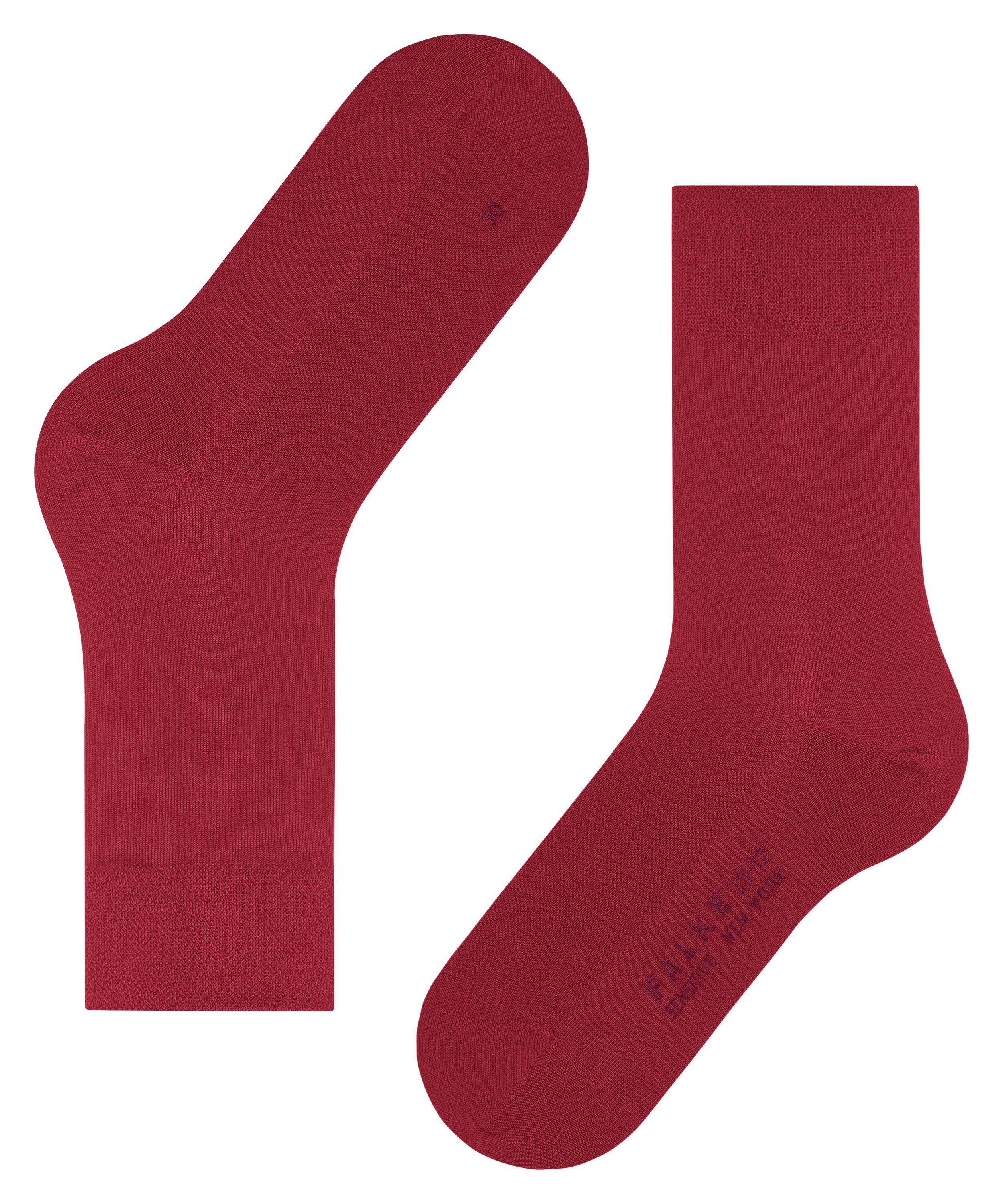 FALKE Socken scarlet Sensitive (1-Paar) York New (8228)