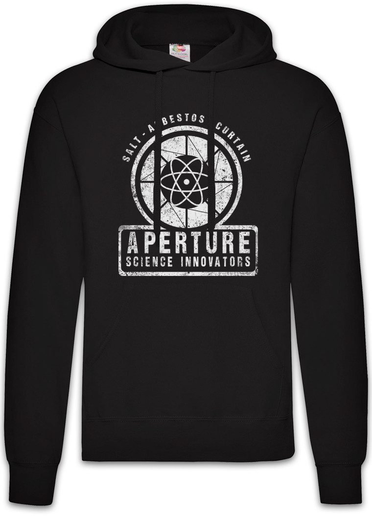 Hoodie Vintage Aperture Science Innovators Herren Hoodie Gamer Shooter Fun