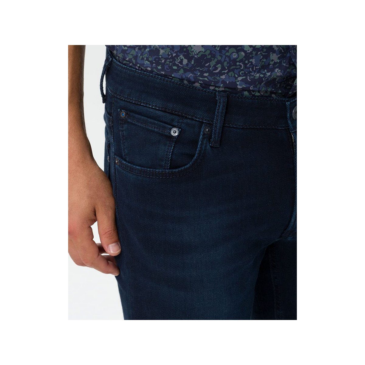 dunkel-blau (1-tlg) 5-Pocket-Jeans Brax