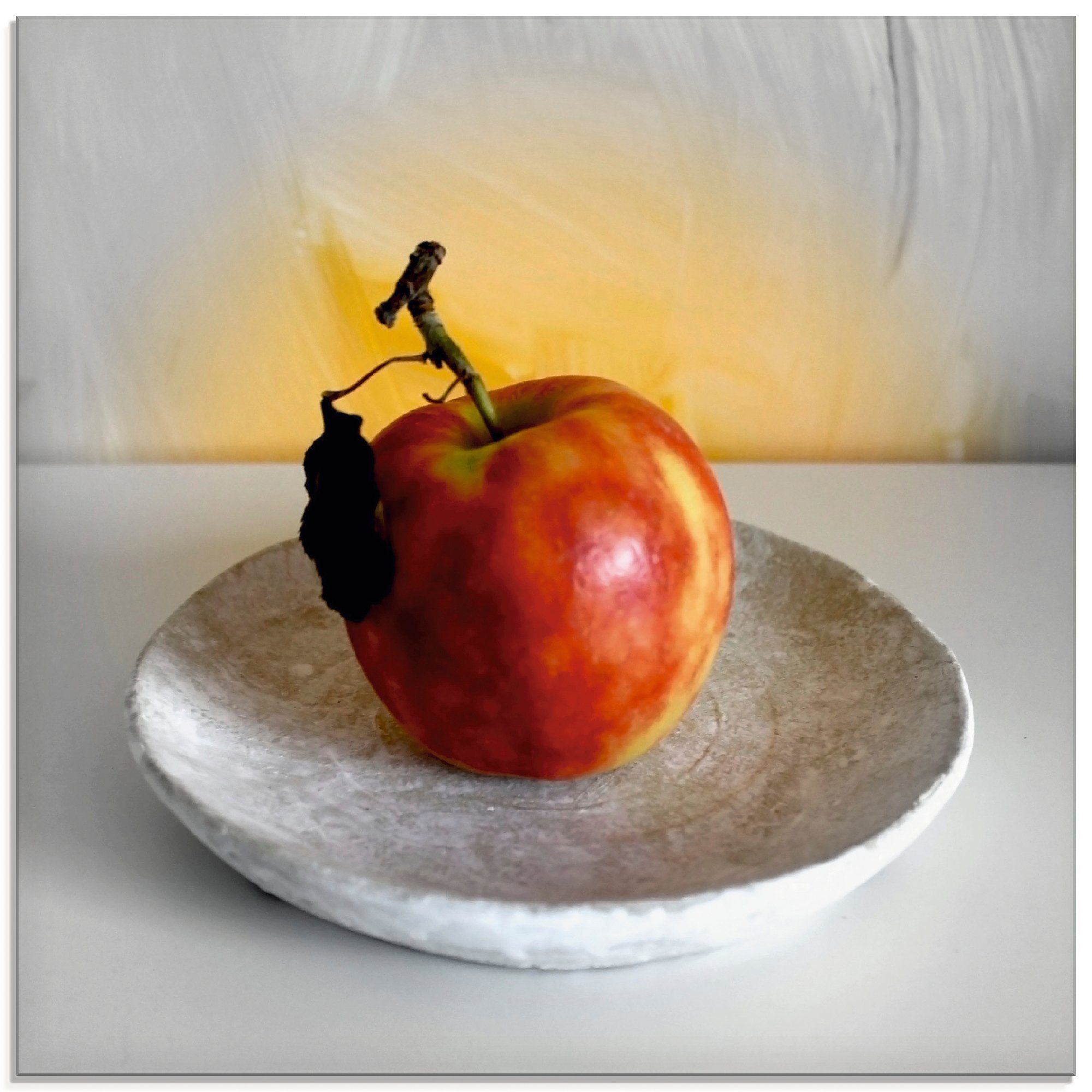 Artland Glasbild Ein Apfel am Tag, Arrangements (1 St), in verschiedenen Größen