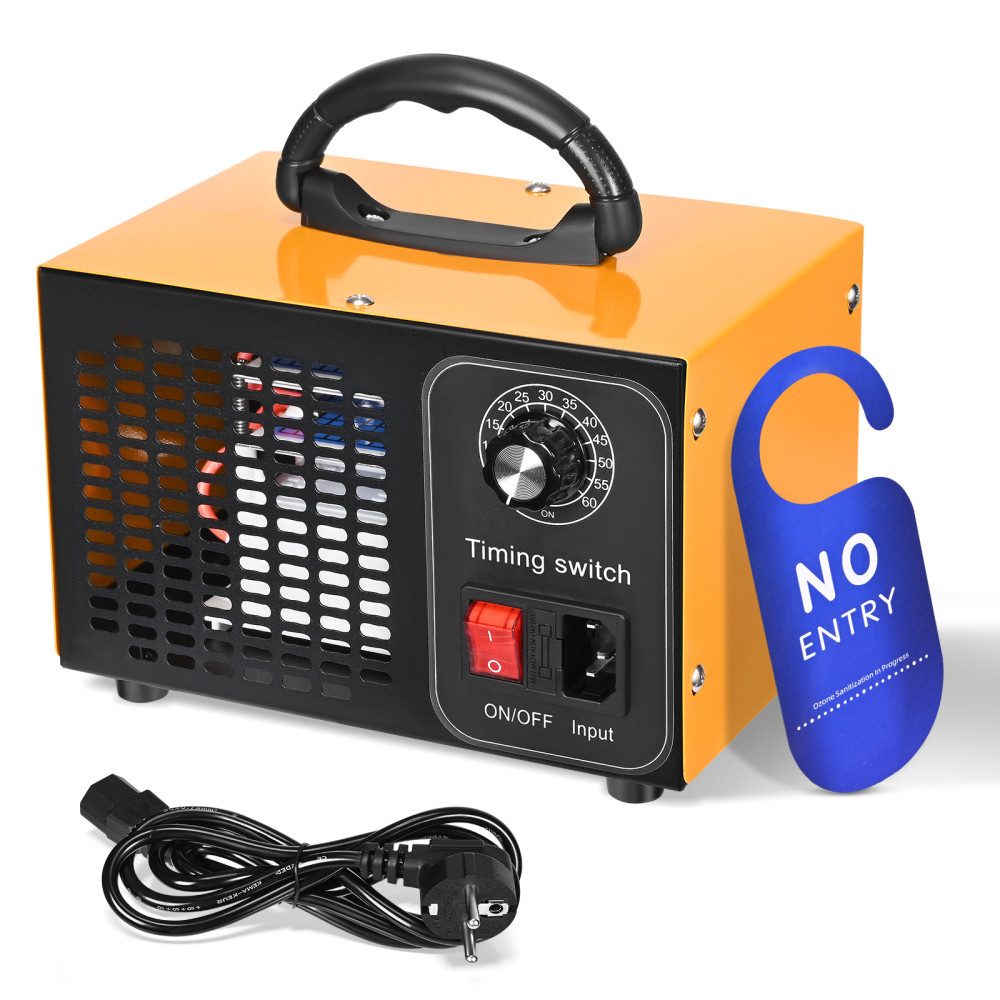 i@home Luftreiniger Ozongenerator 60.000 mg/h, mit 60-Minuten-Timer für Zuhause, Auto-Ozongenerator