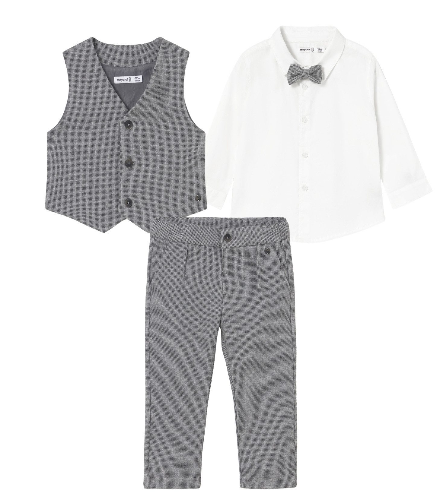 Mayoral Kinderanzug Taufanzug festliches 4-teiliges Outfit