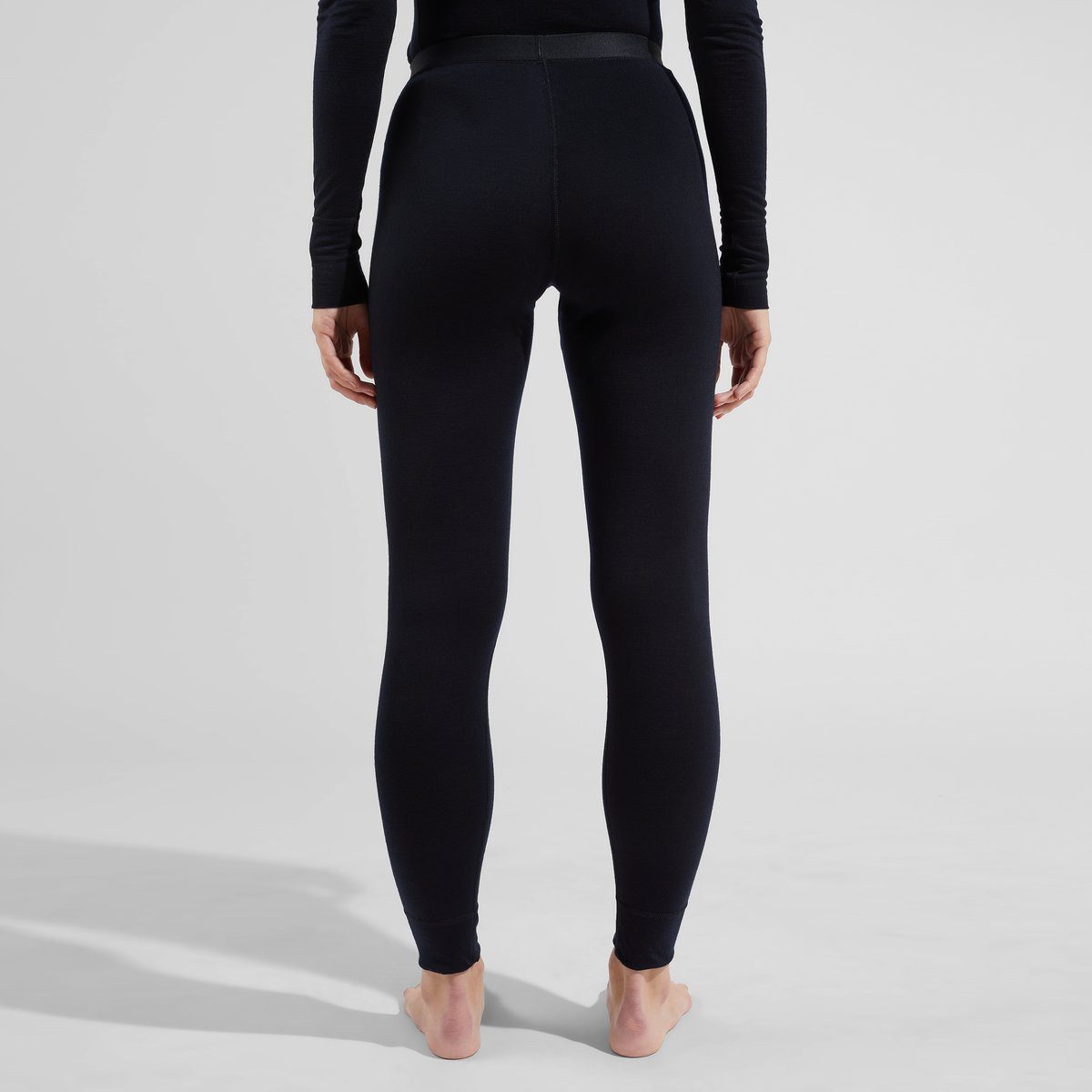 Odlo Funktionsunterhose BL BOTTOM long-MERINO 200 für Wandern und Bergsteigen, schnelltrocknend, atmungsaktiv, aus Wolle