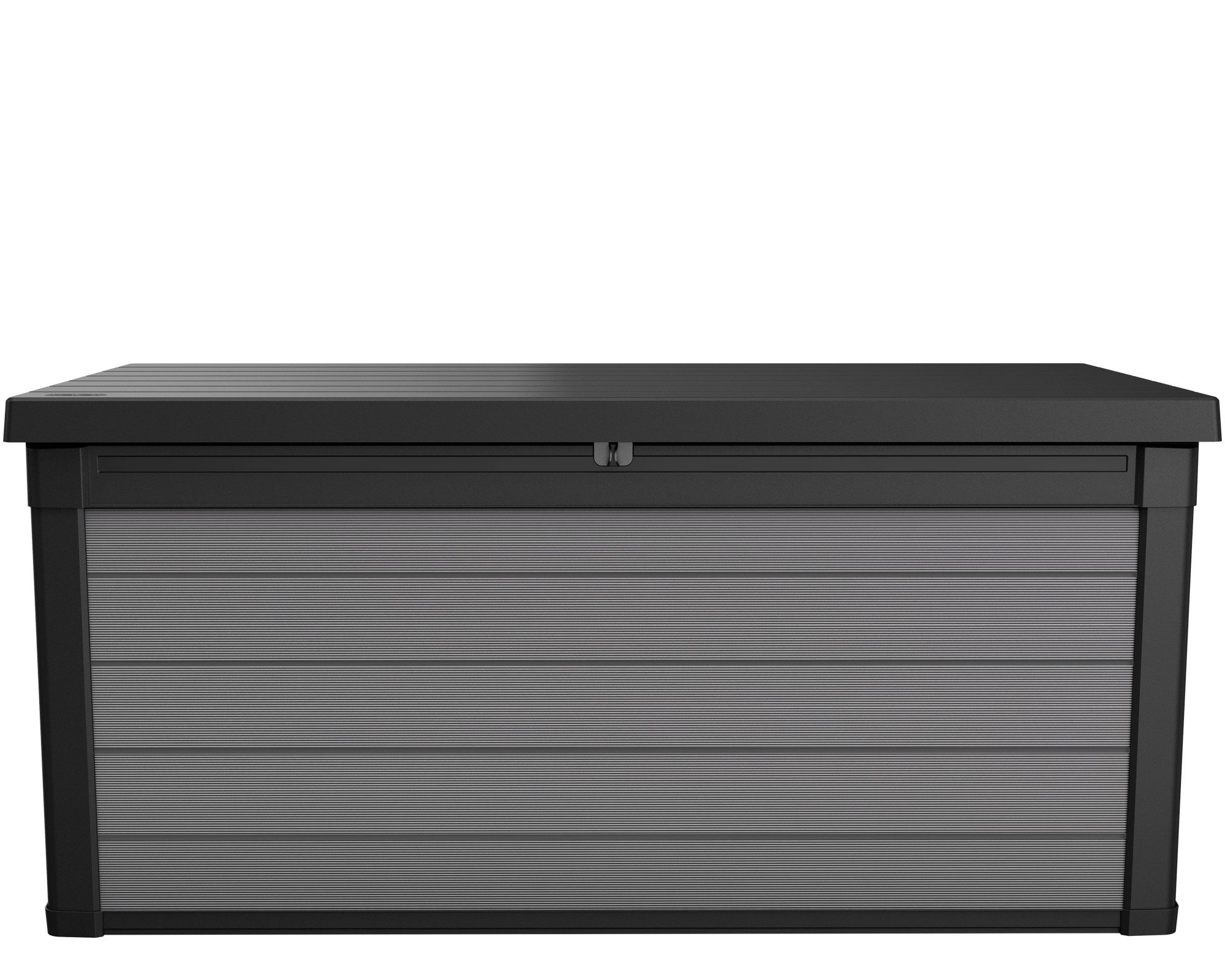 Keter Kissenbox Auflagenbox Premier, Sitztruhe, XL Gartenbox, wetter- und UV beständig, inkl. Gasdruckfedern