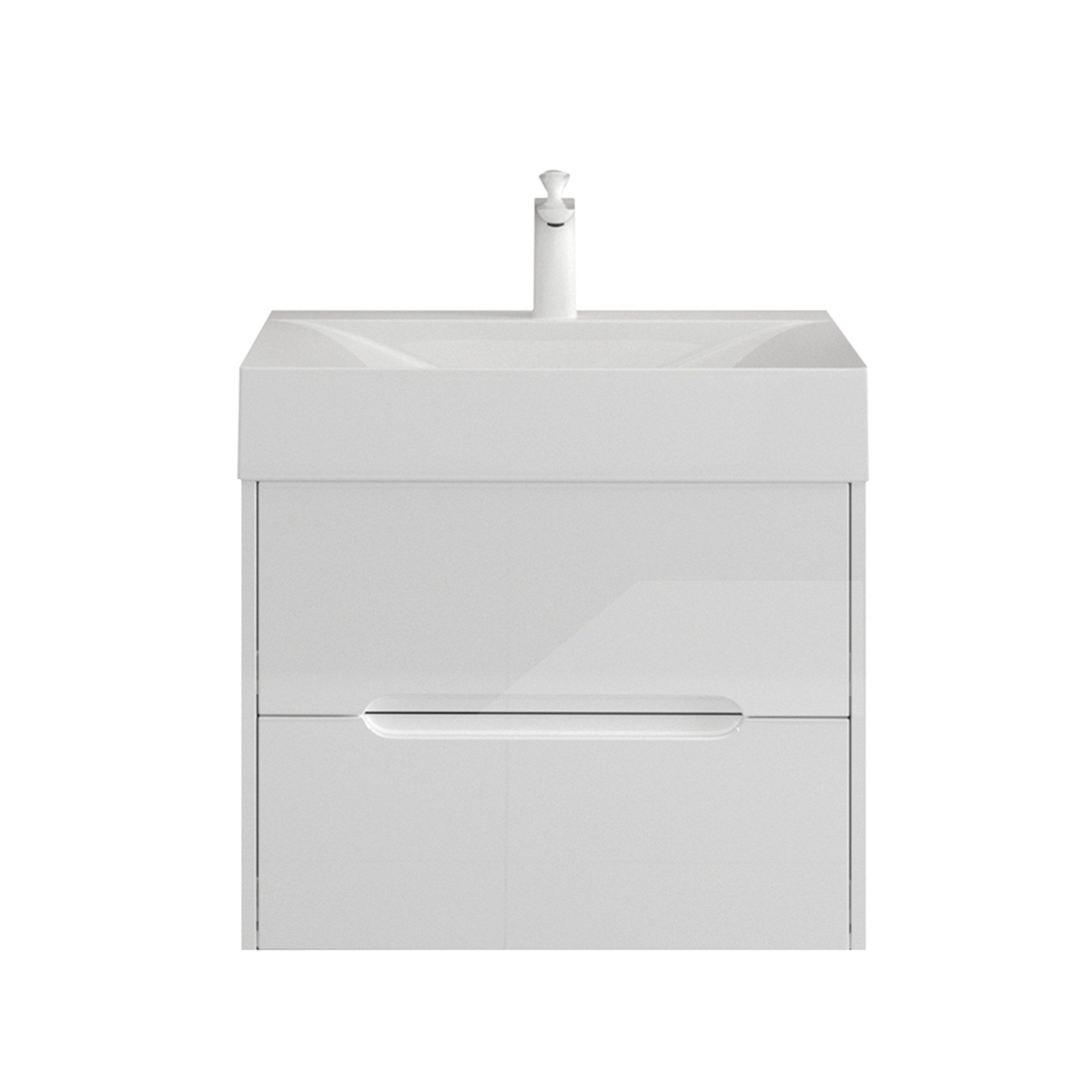 doporro Badmöbel-Set Badschrank Yoga Waschbeckenunterschrank Wandmontage Wa günstig online kaufen