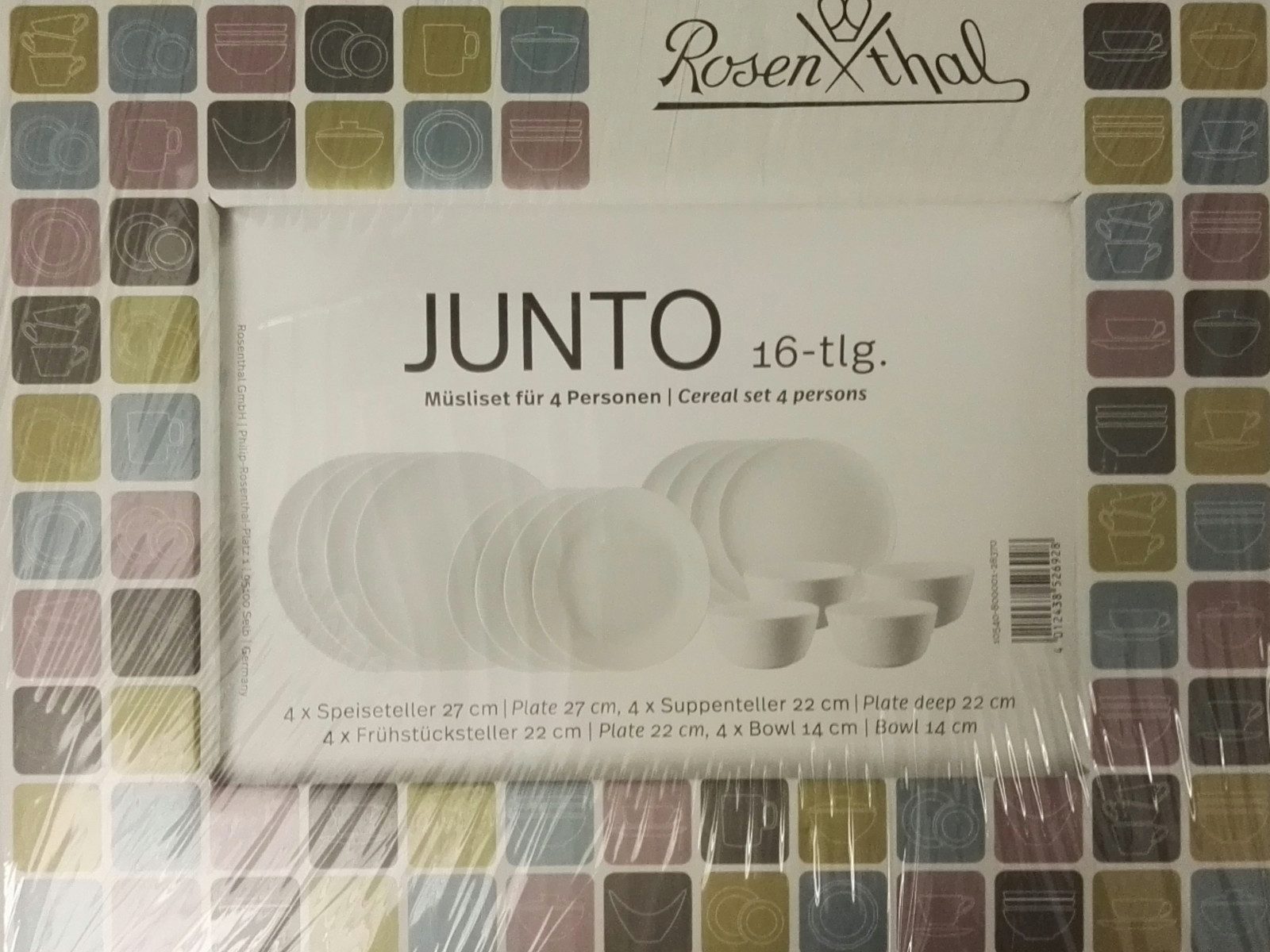 Rosenthal Geschirr-Set Junto Weiss Müsliset 16tlg. 2019, Porzellan, Sets