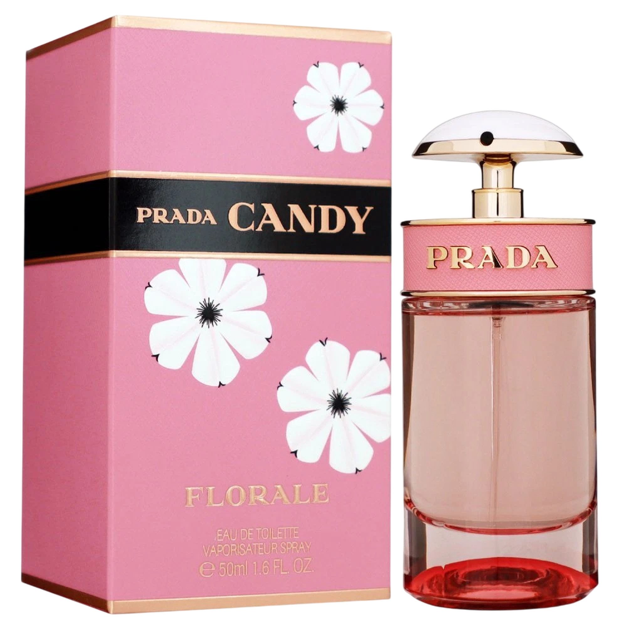 PRADA Eau de Toilette Candy Florale EDT Damen Spray, Blumig-süßer Duft mit Limoncello, Pfingstrose, Honig und Karamell