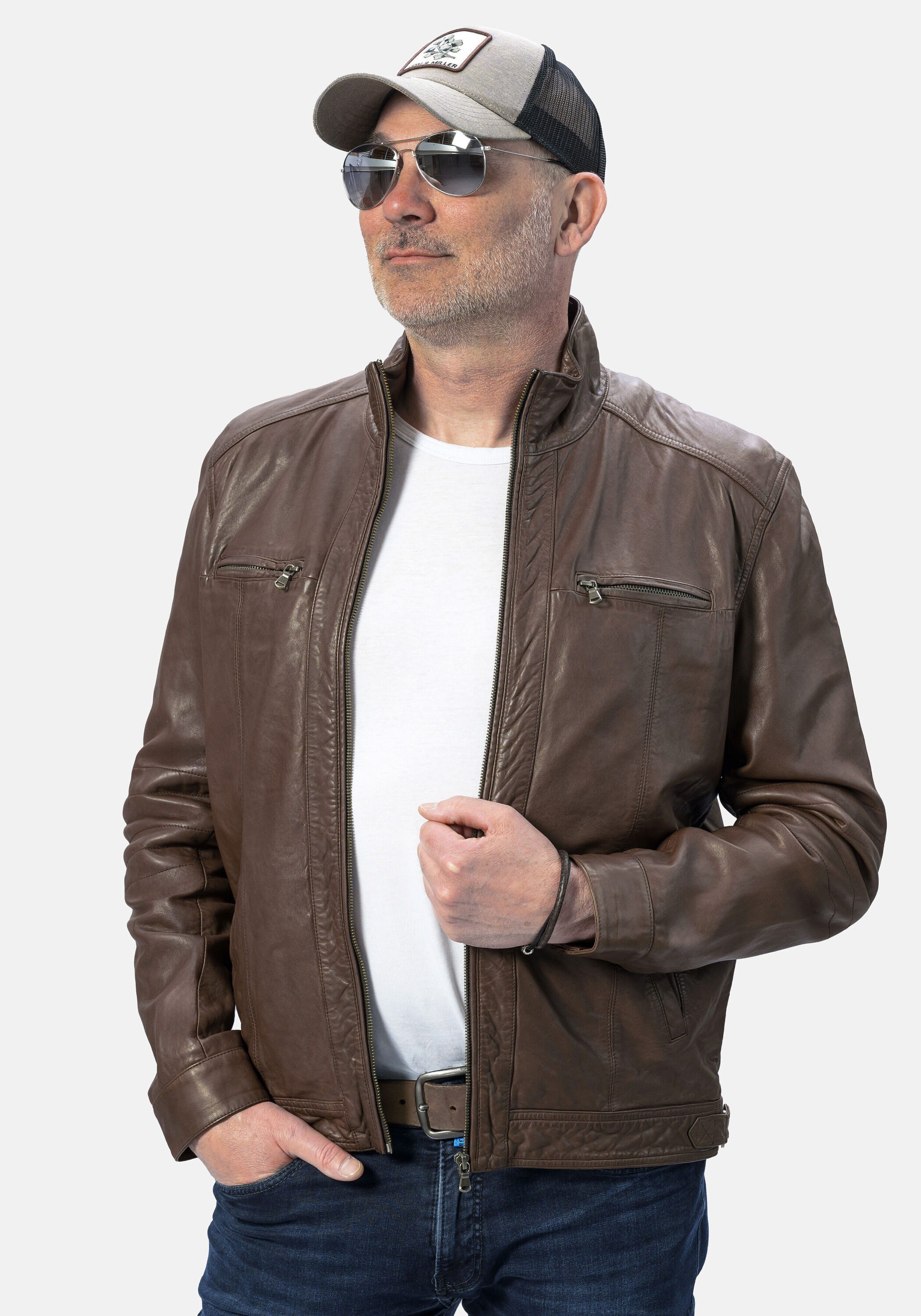 Lederjacke NEGASCON