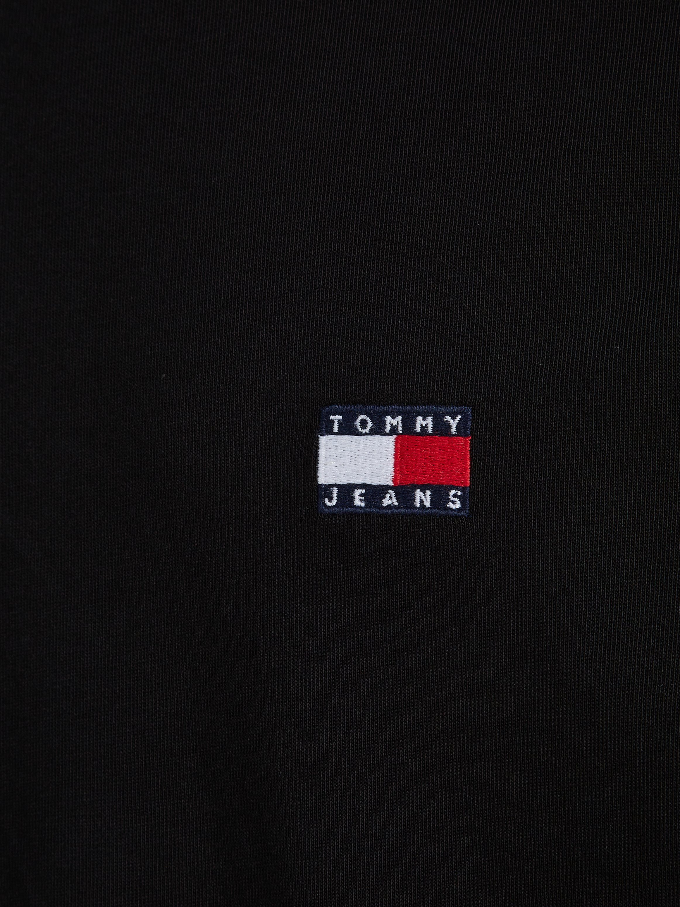 REG Jeans BADGE LS Stickerei Tommy Tommy Langarmshirt TEE TJM Jeans mit