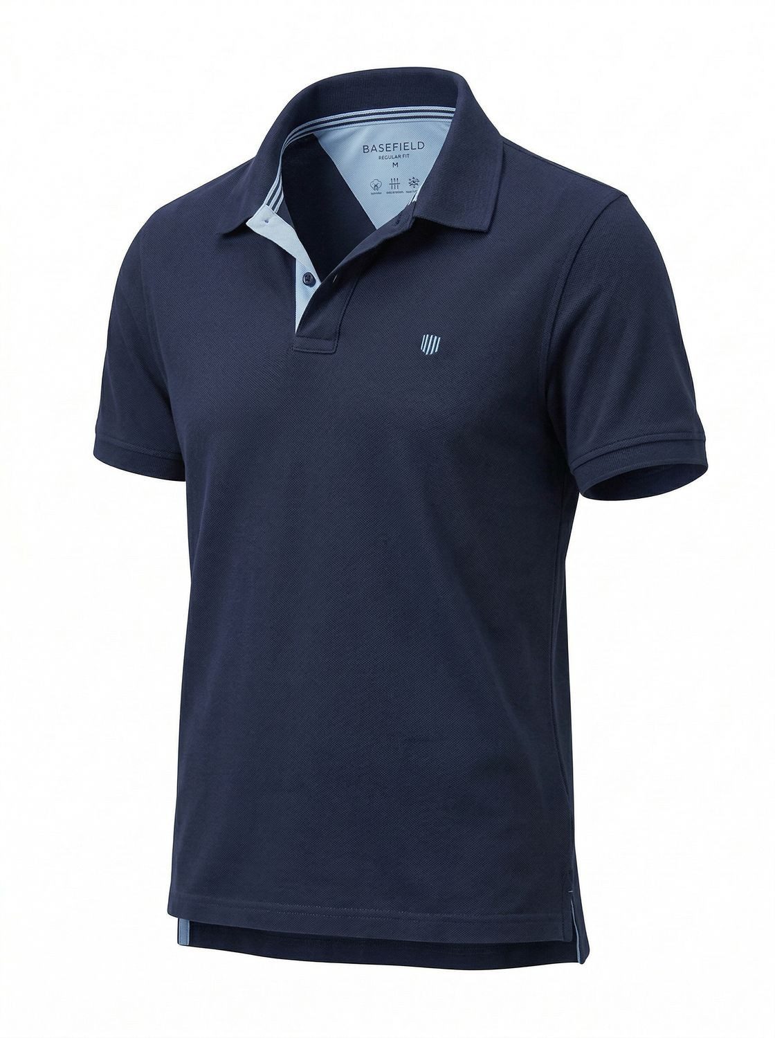 BASEFIELD Poloshirt Basic mit Cool & Dry Effekt, atmungsaktiv