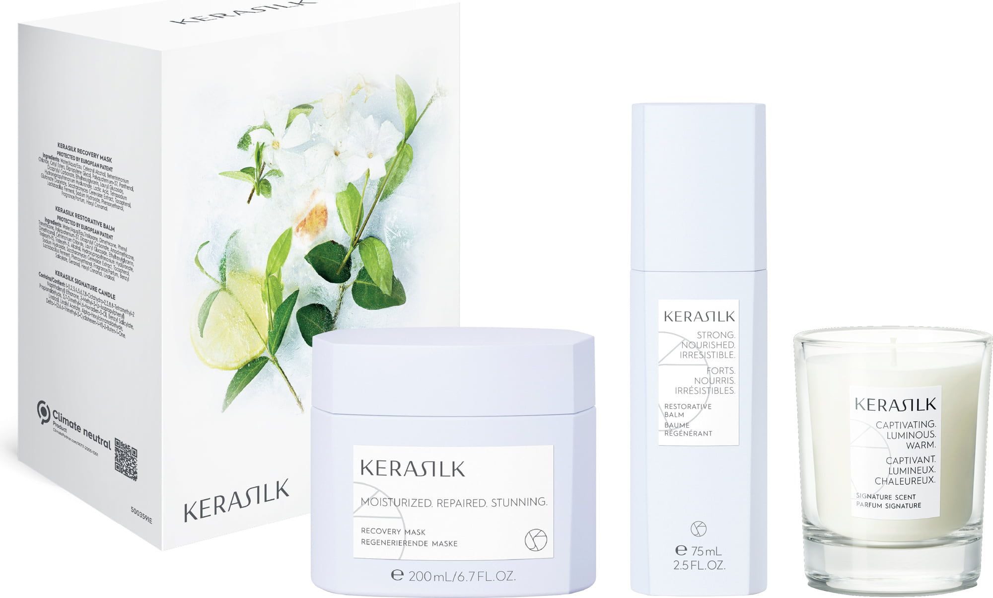 Kerasilk Haarpflege-Set Recovery Set, 3-tlg.