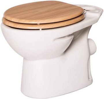 Woltu WC-Sitz, Toilettensitz mit Absenkautomatik aus MDF