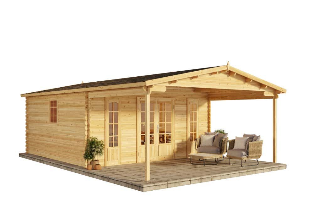 Alpholz Gartenhaus Holz Nyborg-44 ISO, BxT: günstig online kaufen
