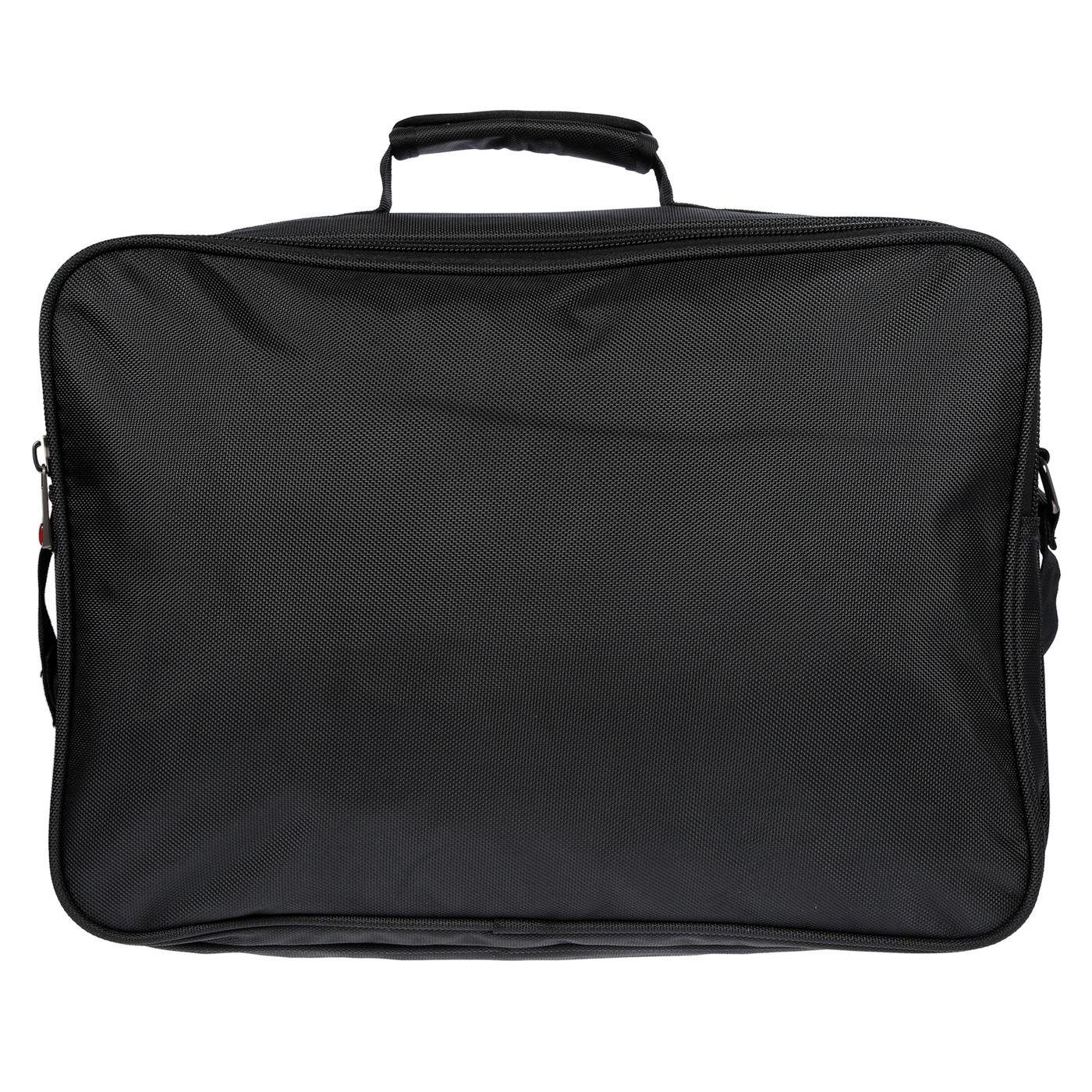 Christian Wippermann Umhängetasche Umhängetasche Laptoptasche 17 Zoll Herren Tasche, Messenger Bag Damen Schwarz – Bild 4 von 5