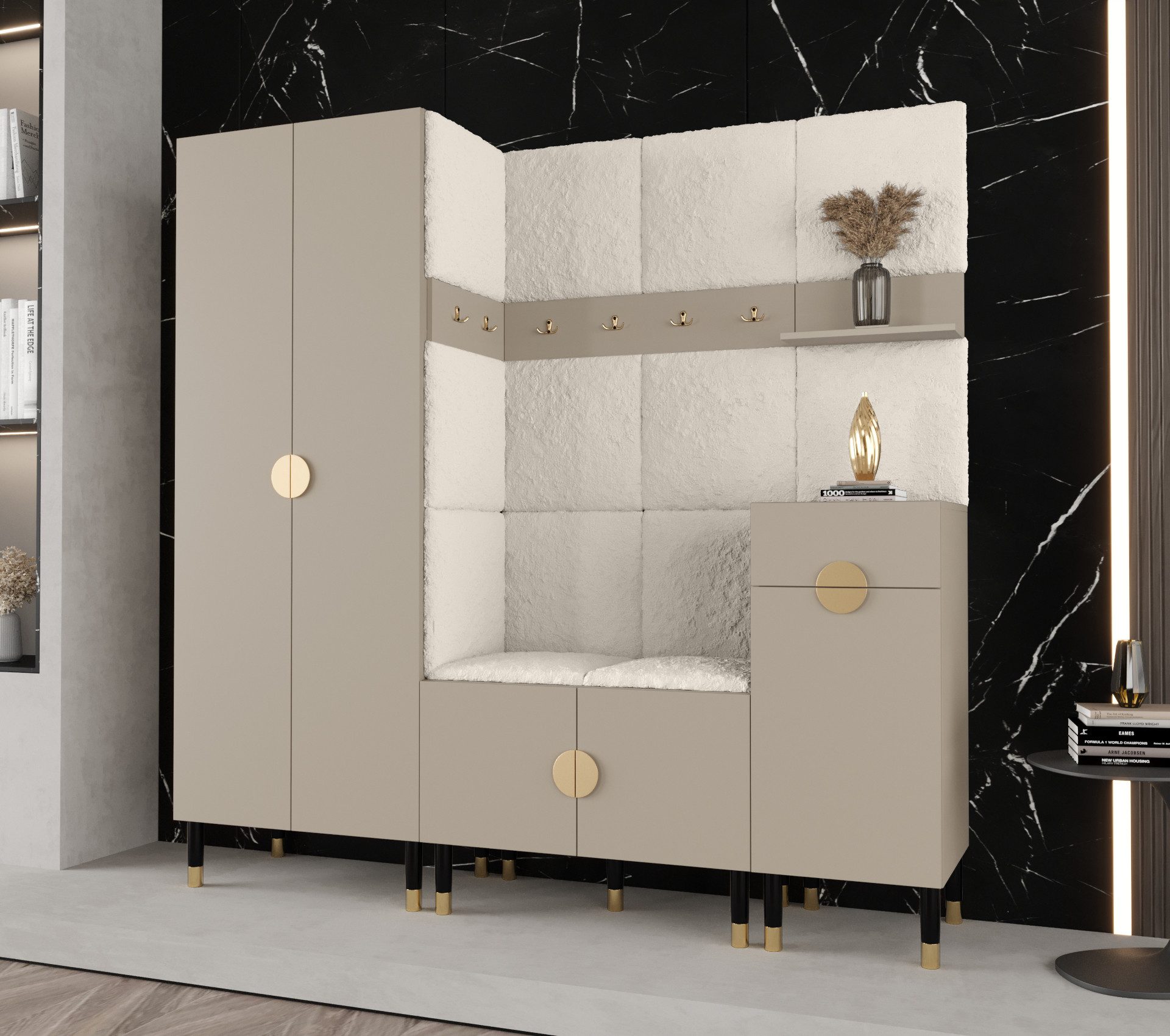 ABIKS MÖBEL Kompaktgarderobe PALERMO Set 1 günstig online kaufen