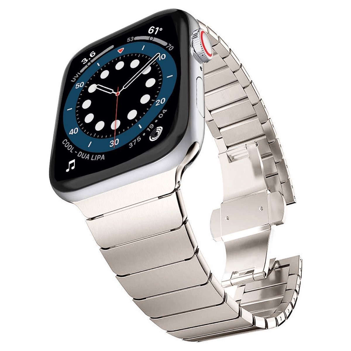 Wigento Smartwatch-Armband Für Apple Watch 10 46mm / Ultra 1+ 2 49mm 9 8 7 günstig online kaufen