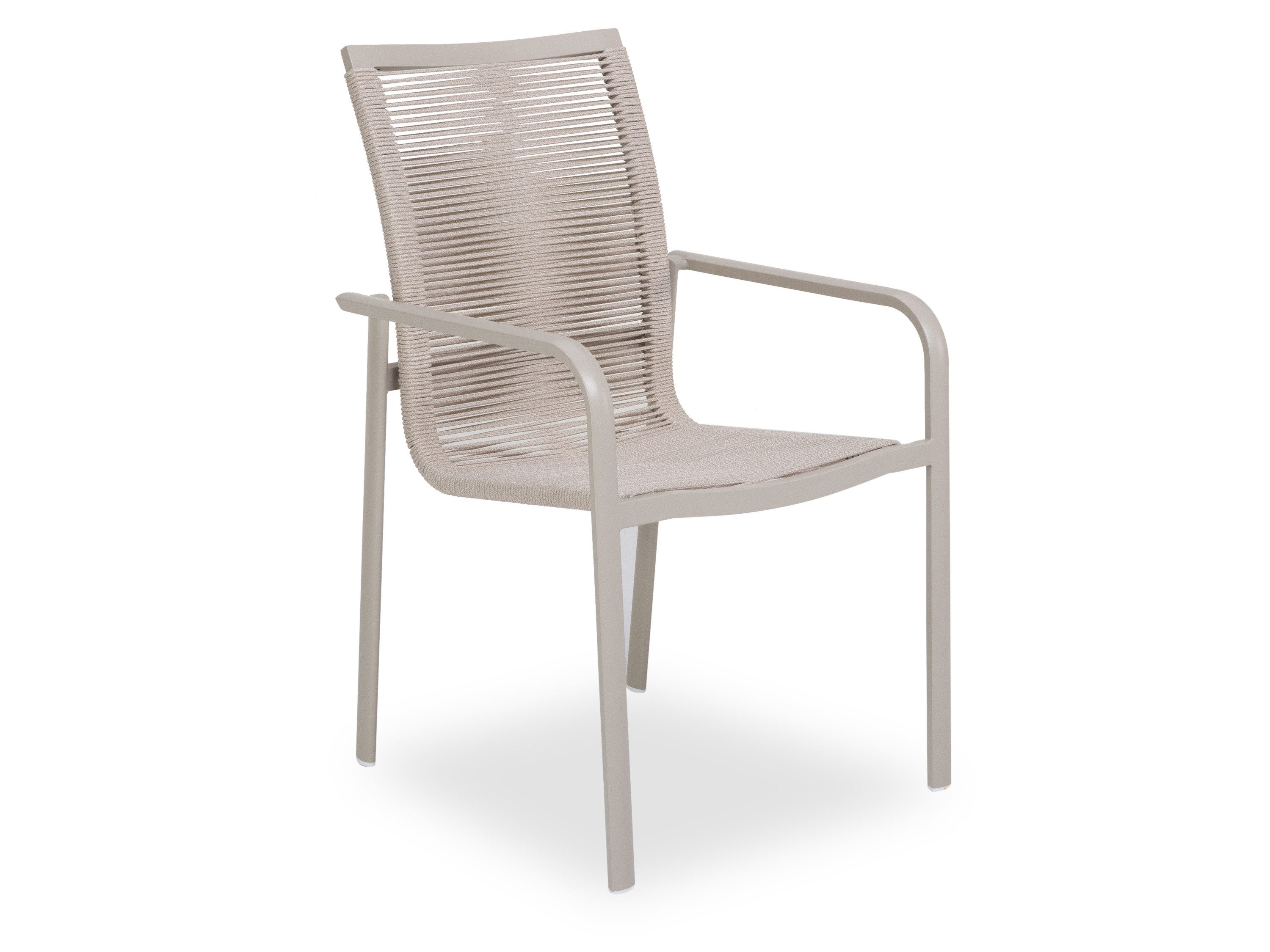 SANSIBAR LIVING Gartenstuhl Gartenstuhl SANSIBAR HOYER beige Stapelstuhl Klappstuhl