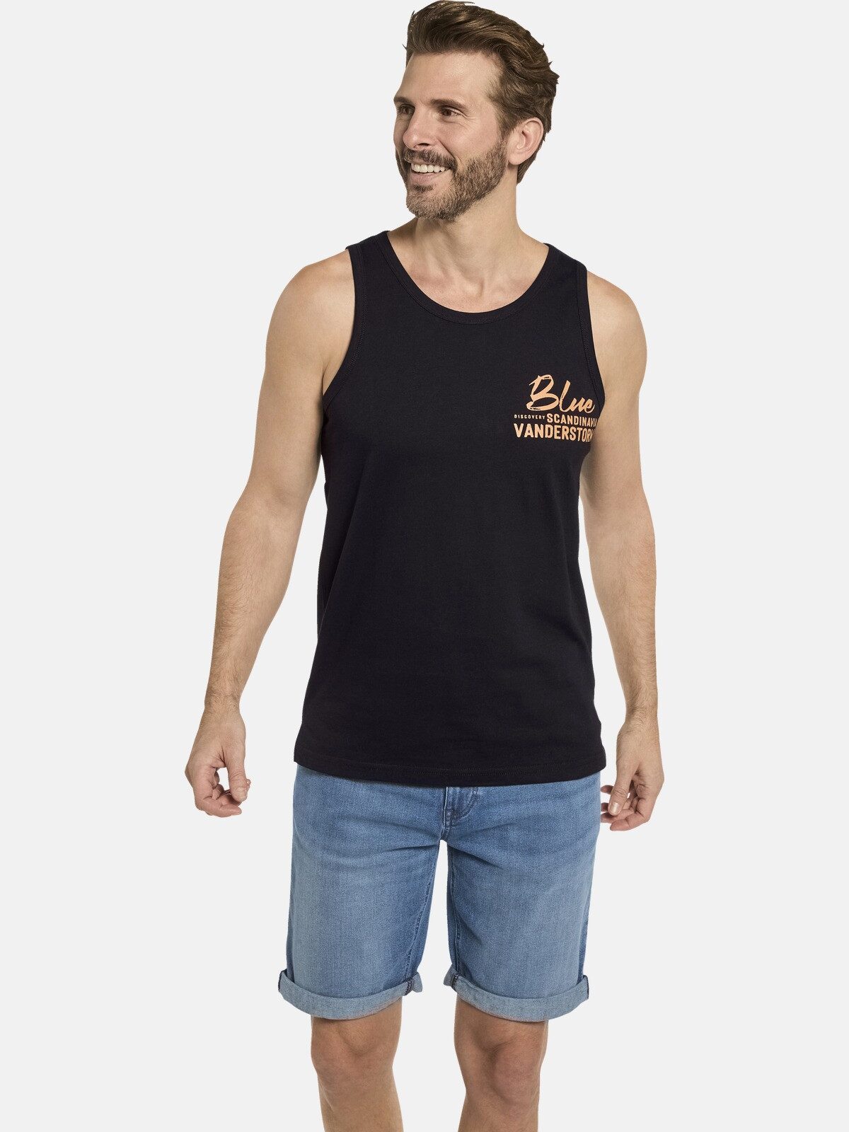 Jan Vanderstorm Muskelshirt FELTON mit Aufdruck günstig online kaufen