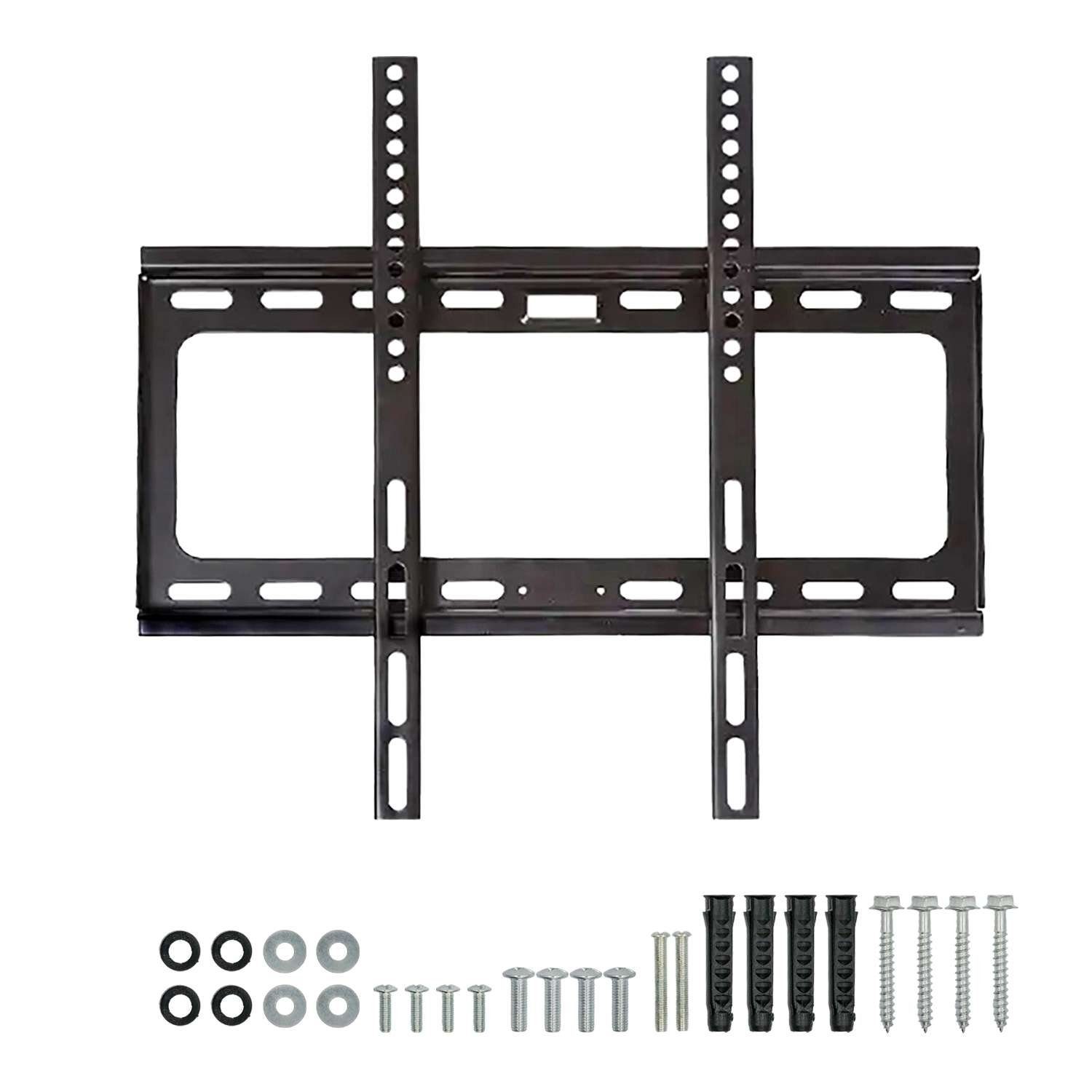 Intirilife TV-Wandhalterung, (bis 65 Zoll, 1-tlg., Fernseher TV Wandhalterung VESA 200x200 mm bis 400x400 mm 25-65 Zoll)