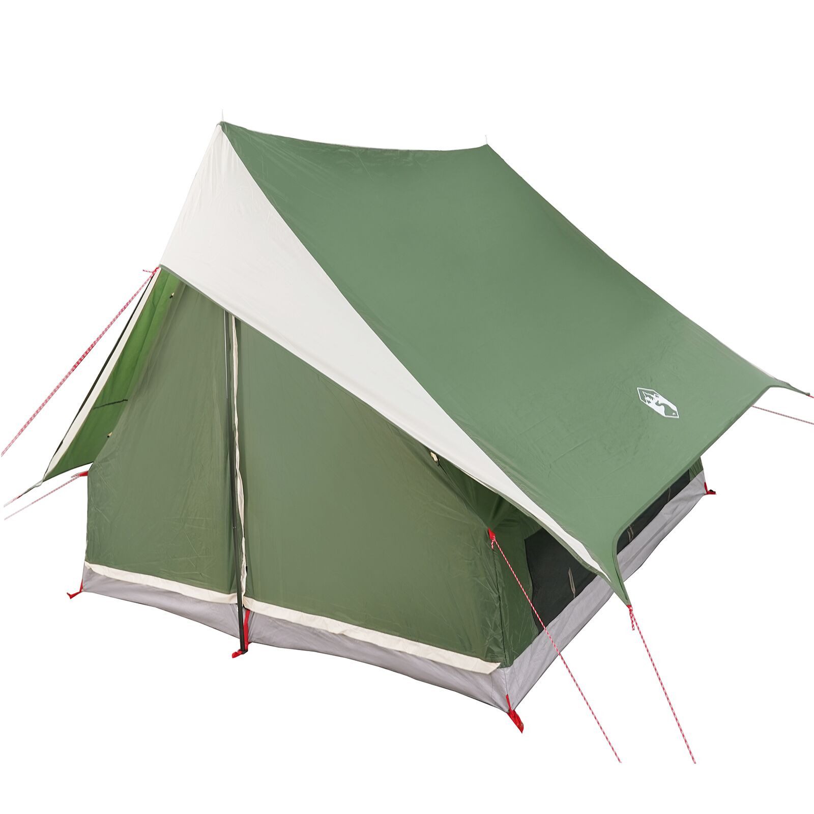 Vorzelt Camping Zelt A-Frame 3-Personen Grün Wasserdicht