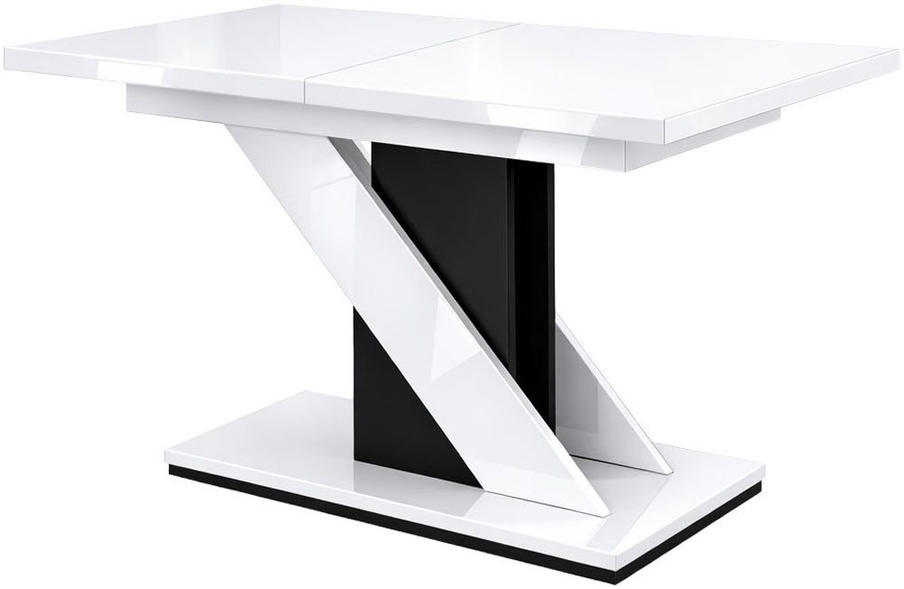 OTTO home Esstisch Veneto, Säulentisch, Speisetisch, Küchentisch, ausziehbar bis 160 cm, Platz für bis zu 6 Personen, verlängerbar durch …