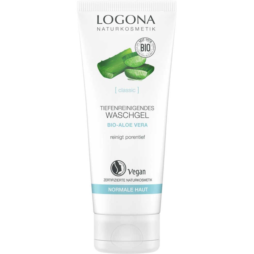 LOGONA Gesichtsreinigungsgel classic Aloe Vera - Waschgel 100ml