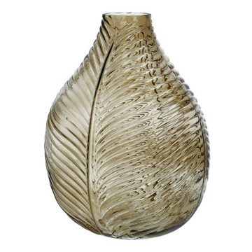 Bloomingville Tischvase Bloomingville Vase 36cm Glas braun (1 St)