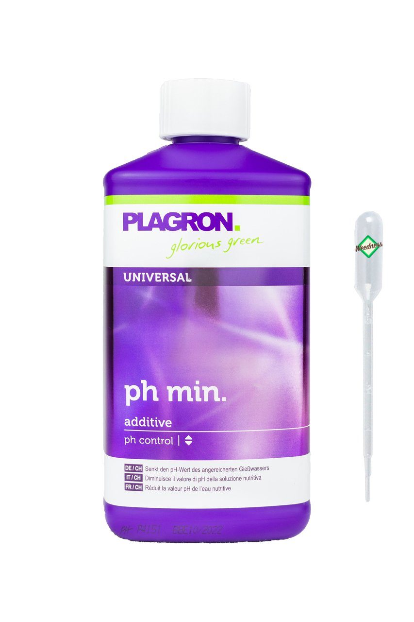 Weedness Pflanzendünger Plagron pH- Minus ph-senker Dünger Pflanzen Grow Anbau, 500 ml