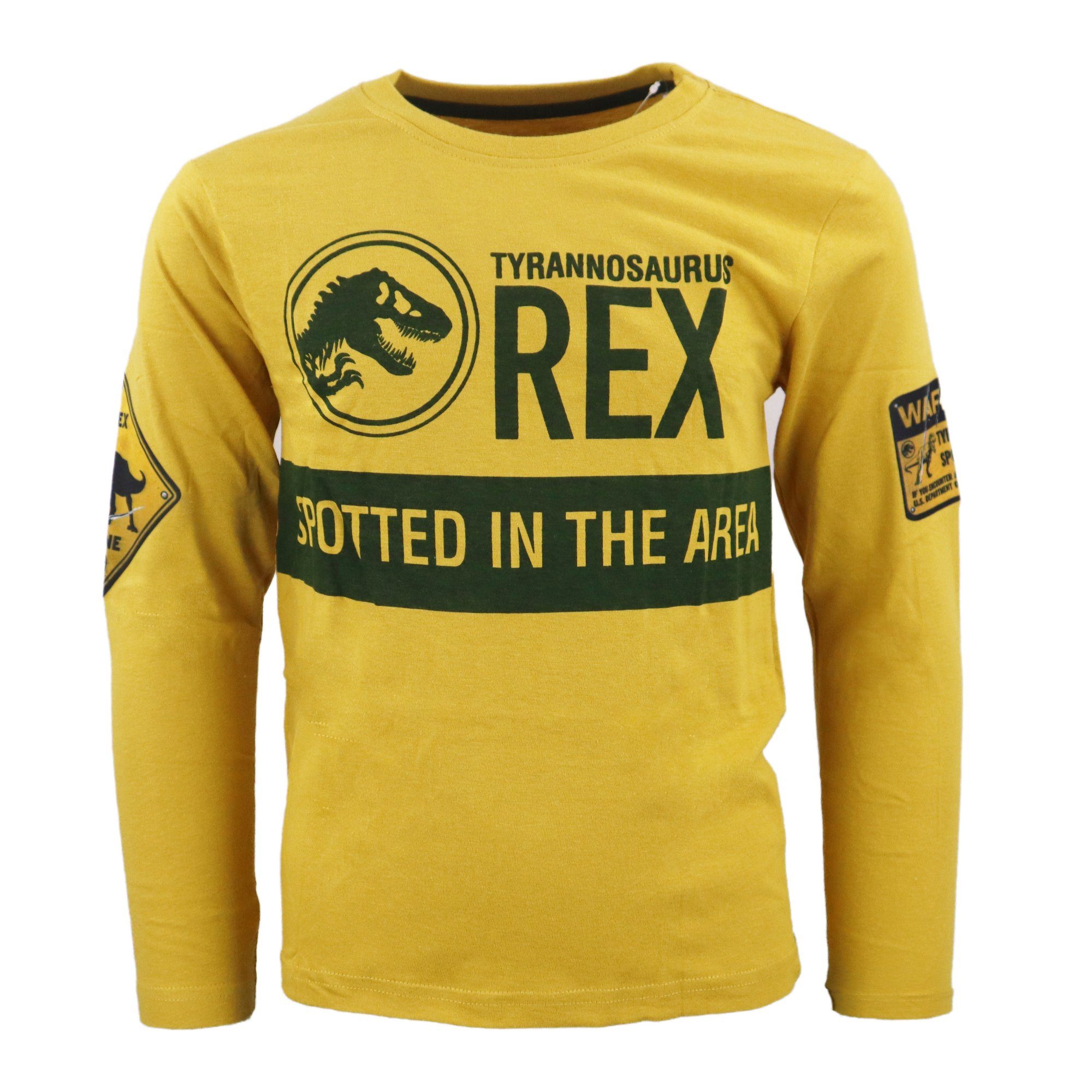 Jurassic World Langarmshirt Jurassic World Jungen langarm Shirt T-Rex Gr. 134 bis 164