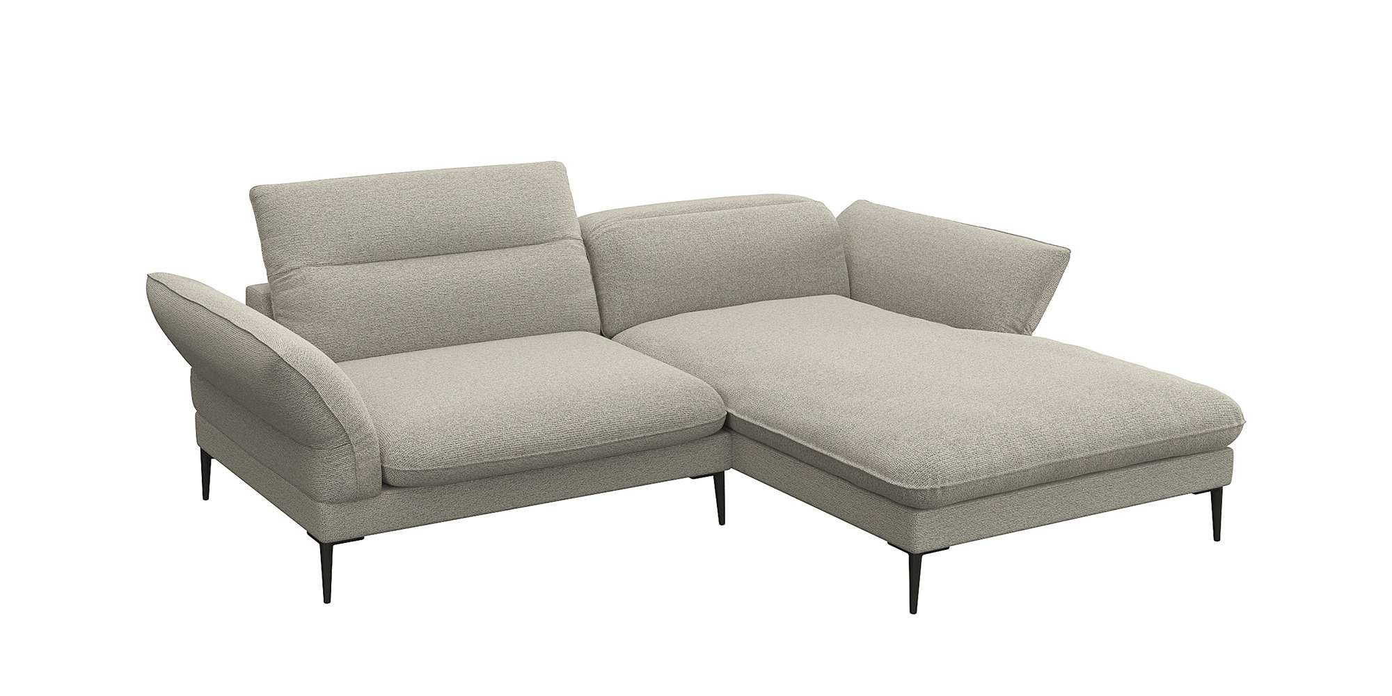 FLEXLUX Ecksofa Salino, Funktionssofa mit Recamiere, günstig online kaufen