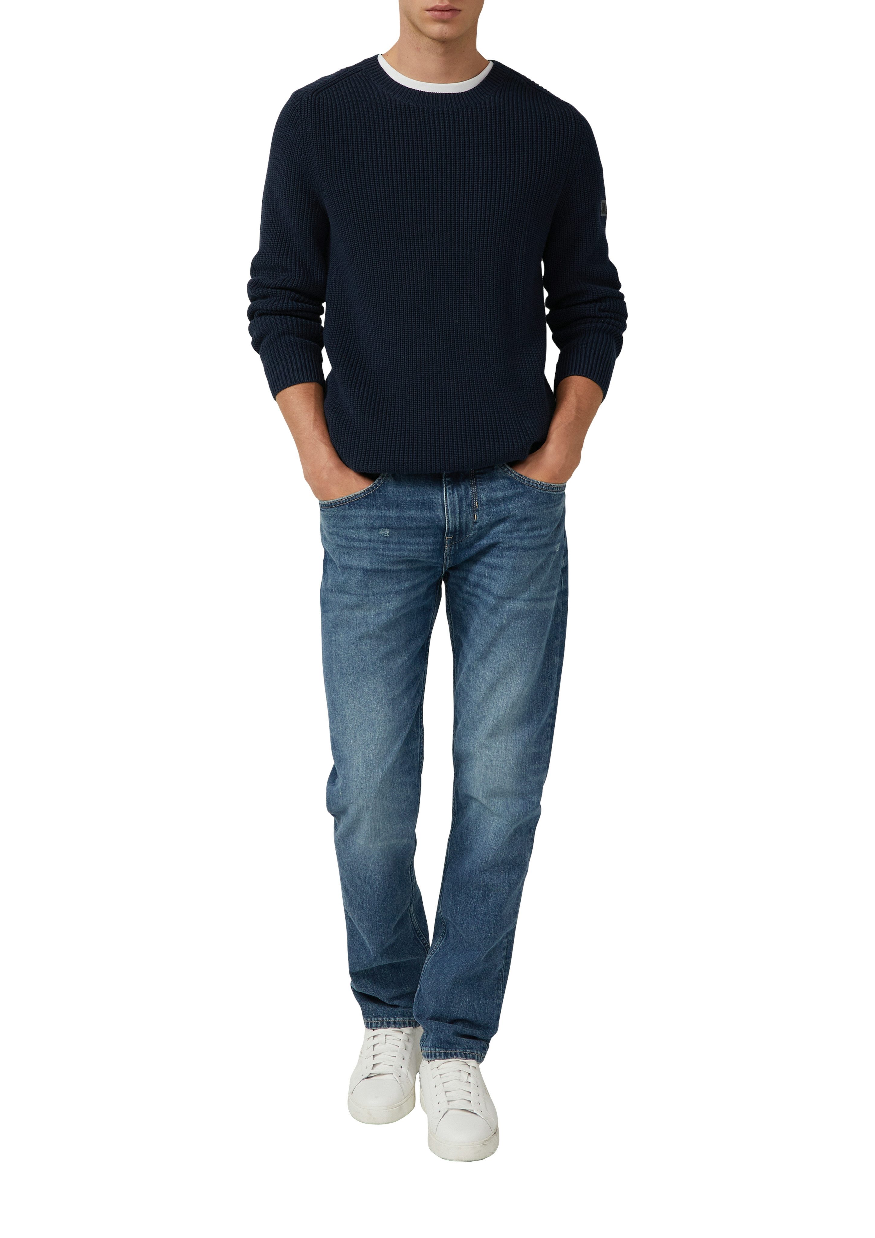 s.Oliver Strickpullover mit Rippbündchen günstig online kaufen