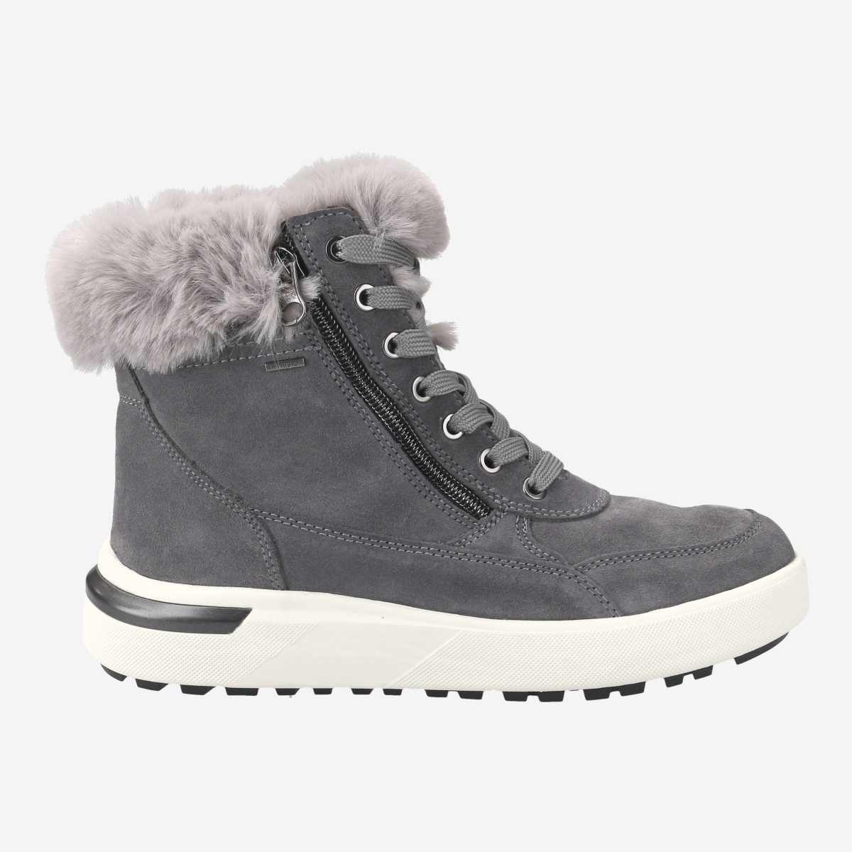 GEOX DALYLA, Warmfutter, Boots in Grau für Damen Stiefel