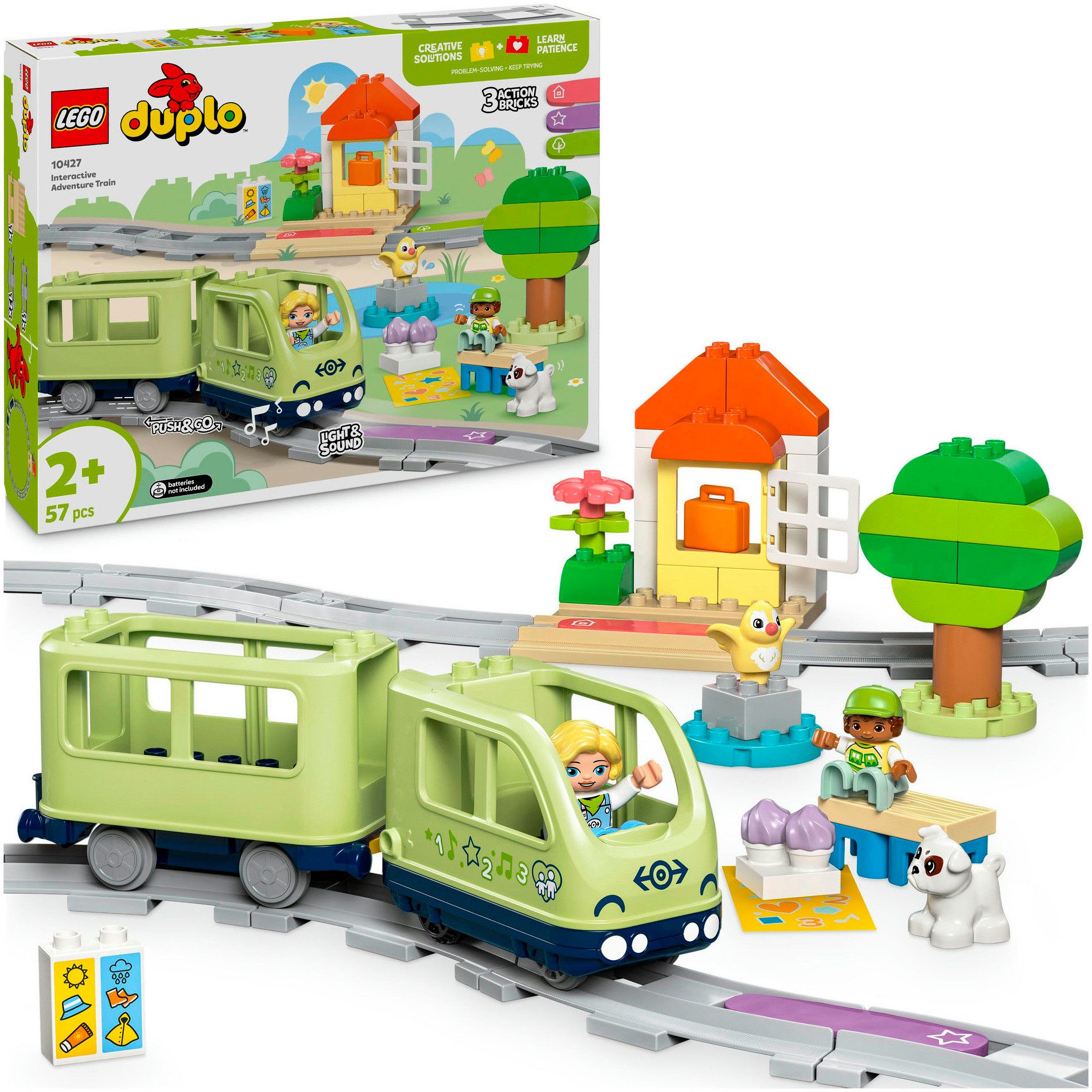 LEGO® Interaktive Abenteuer-Eisenbahn (10427), LEGO DUPLO Town Konstruktion günstig online kaufen