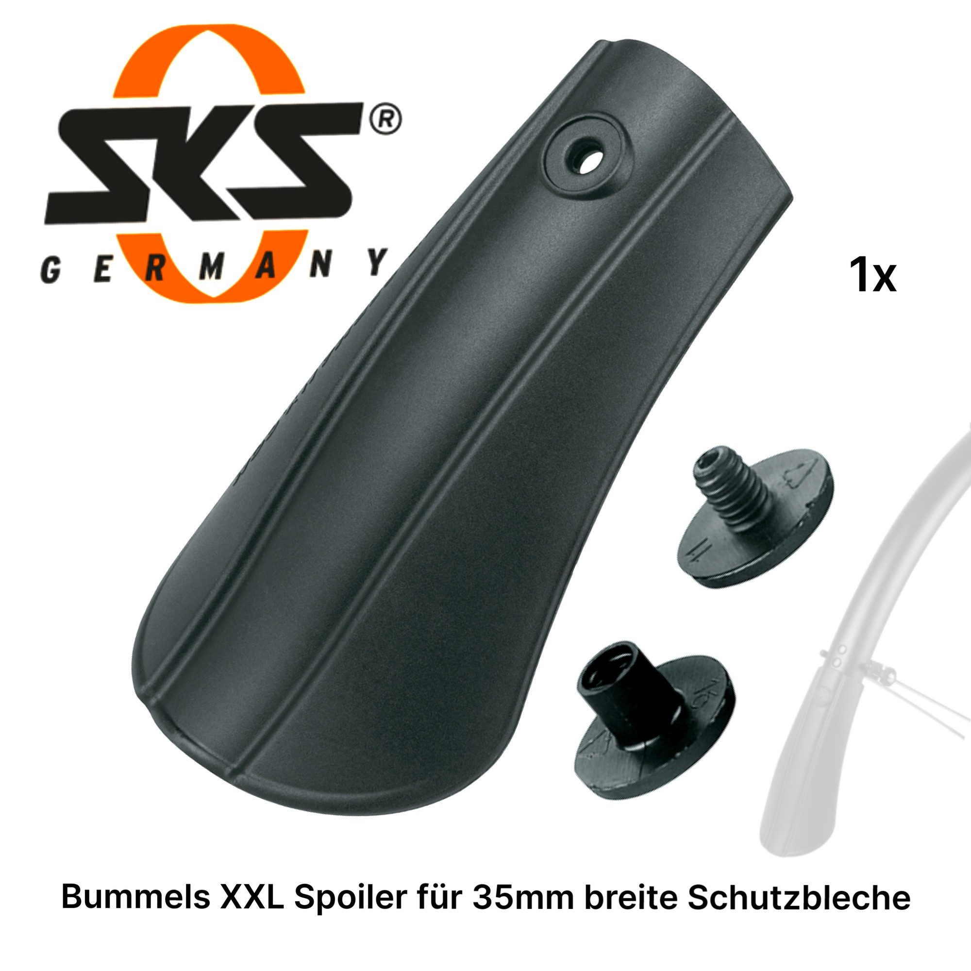 SKS Fahrrad-Montageständer SKS Spoiler lang Fahrrad Spritzschutz Schutzblech Verlängerung