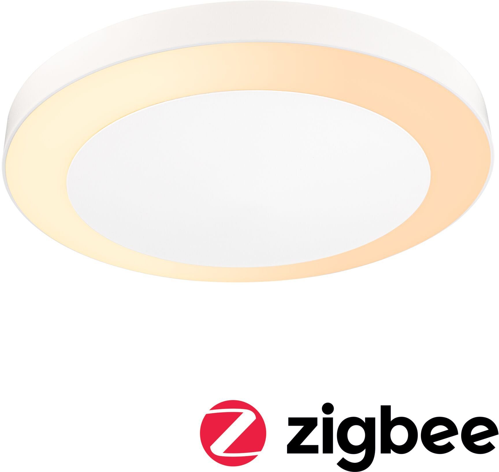 Paulmann Deckenleuchte Circula, LED fest integriert, Warmweiß, Deckenlampe, nickel-matt, 22,5 cm, warmweiß, Deckenleuchte, Lampe